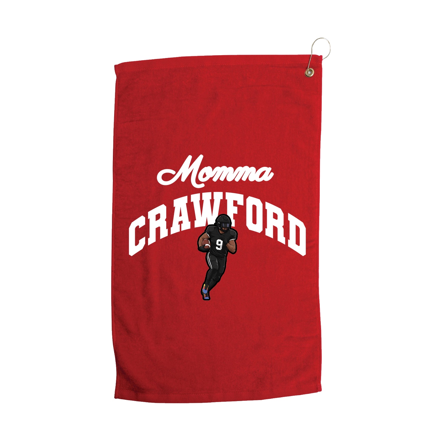 Golf Towel — Mothers Day Arch in Red