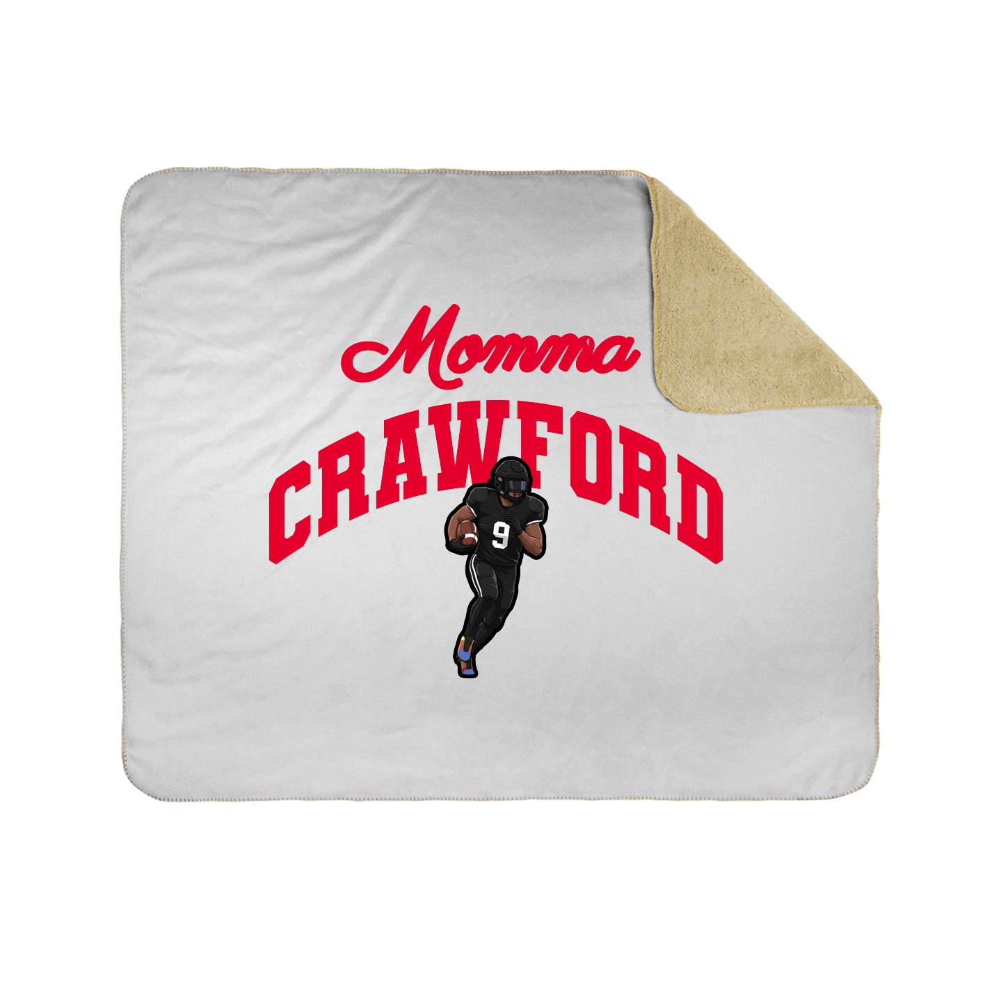 Throw Blanket — Mothers Day Arch in White