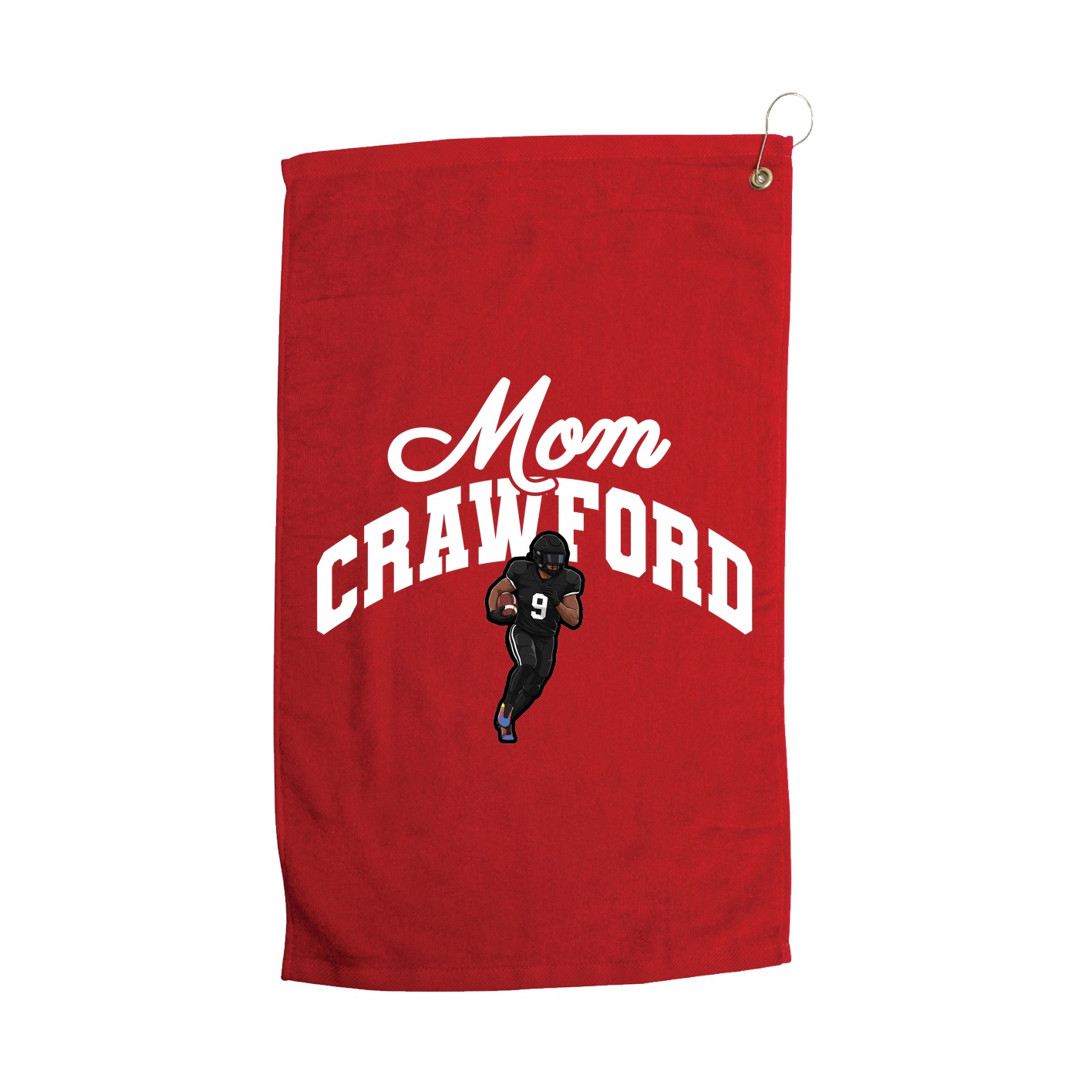 Golf Towel — Mothers Day Arch in Red