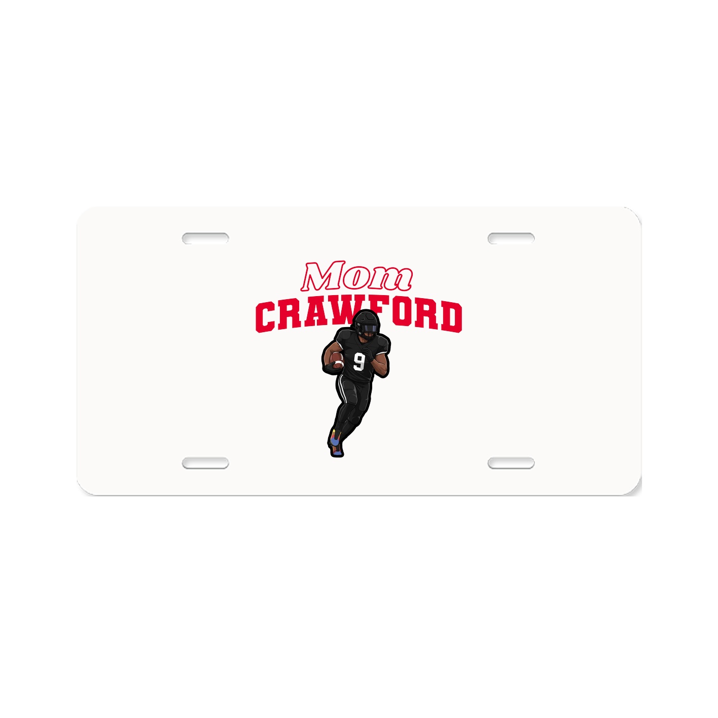 License Plate — Mothers Day Block in Classic
