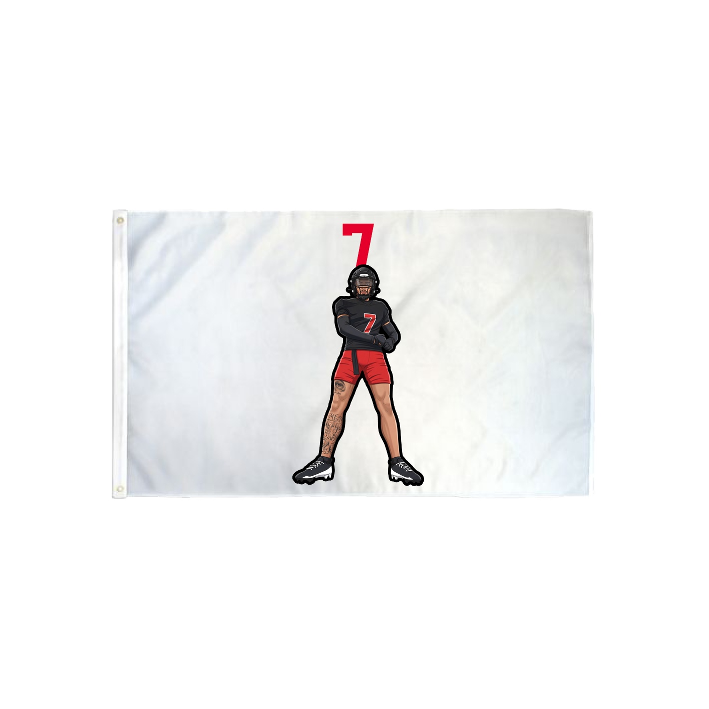 3x5 Flag — Number Top in Classic