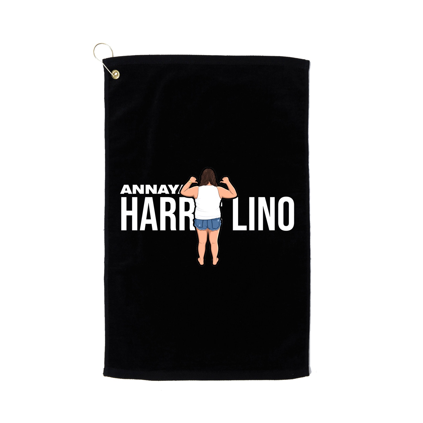 Golf Towel — Player Name in Black