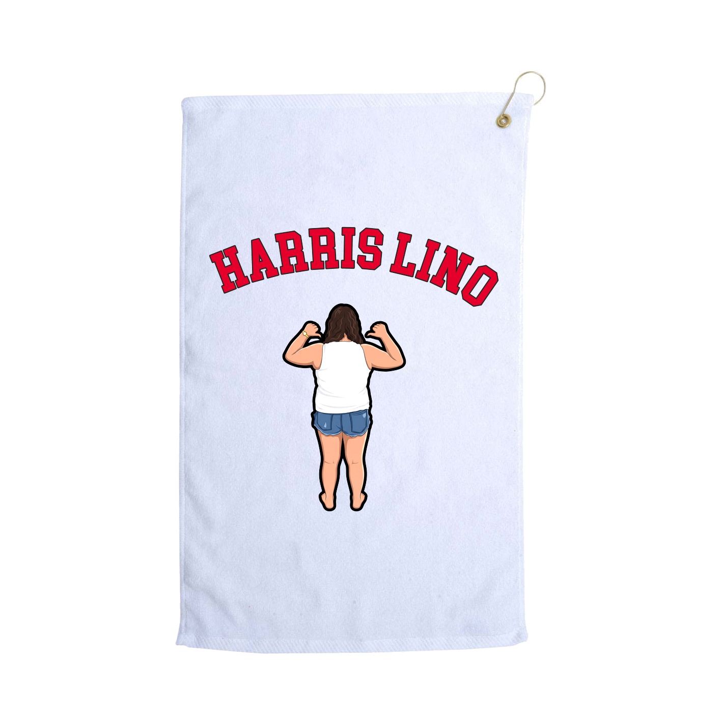 Golf Towel — Shirsey Arch in White