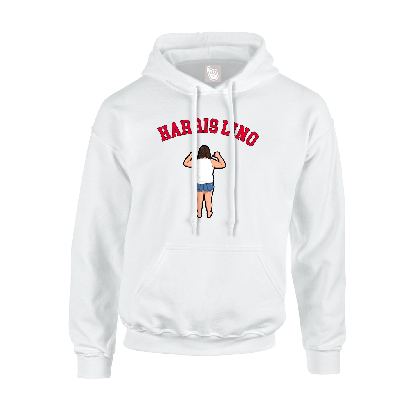 Hoodie — Shirsey Arch in White