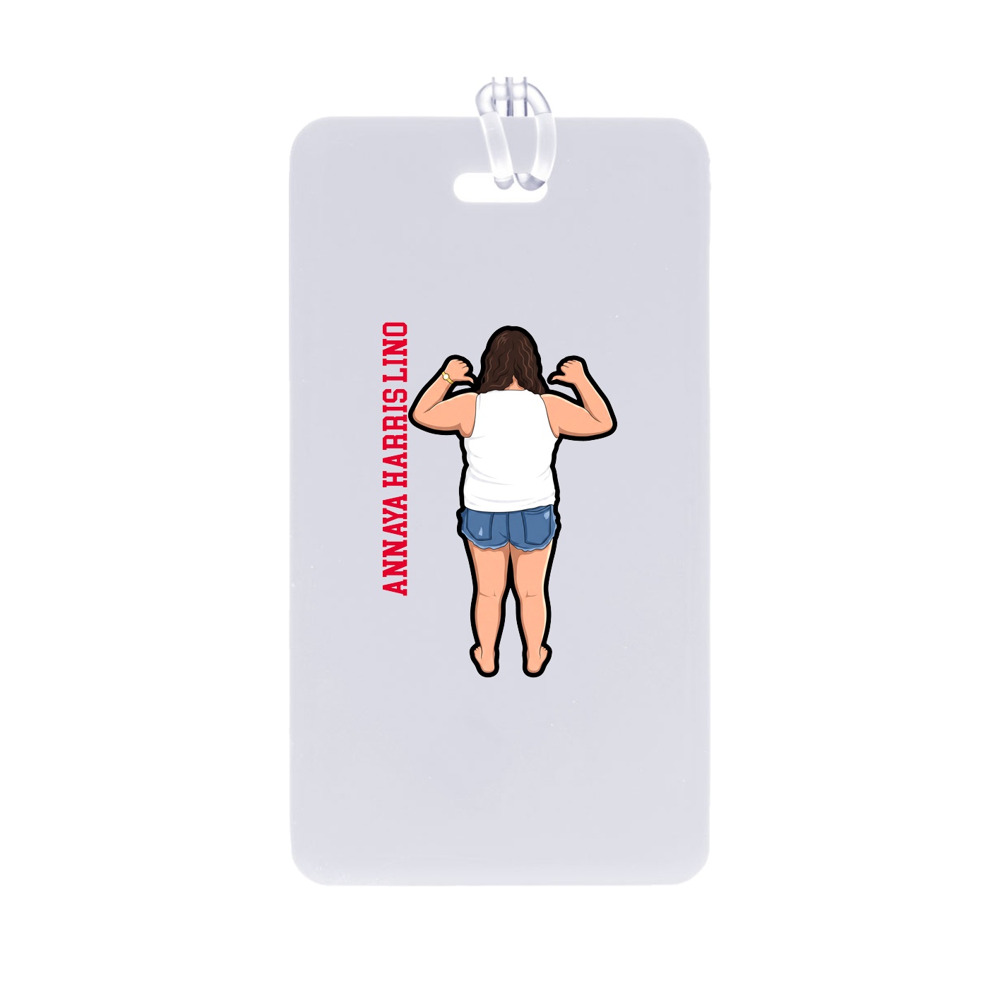 Bag Tag — Name Vertical in Classic
