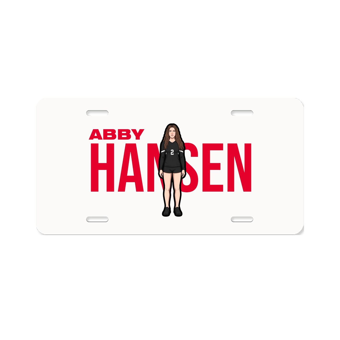 License Plate — Player Name in Classic
