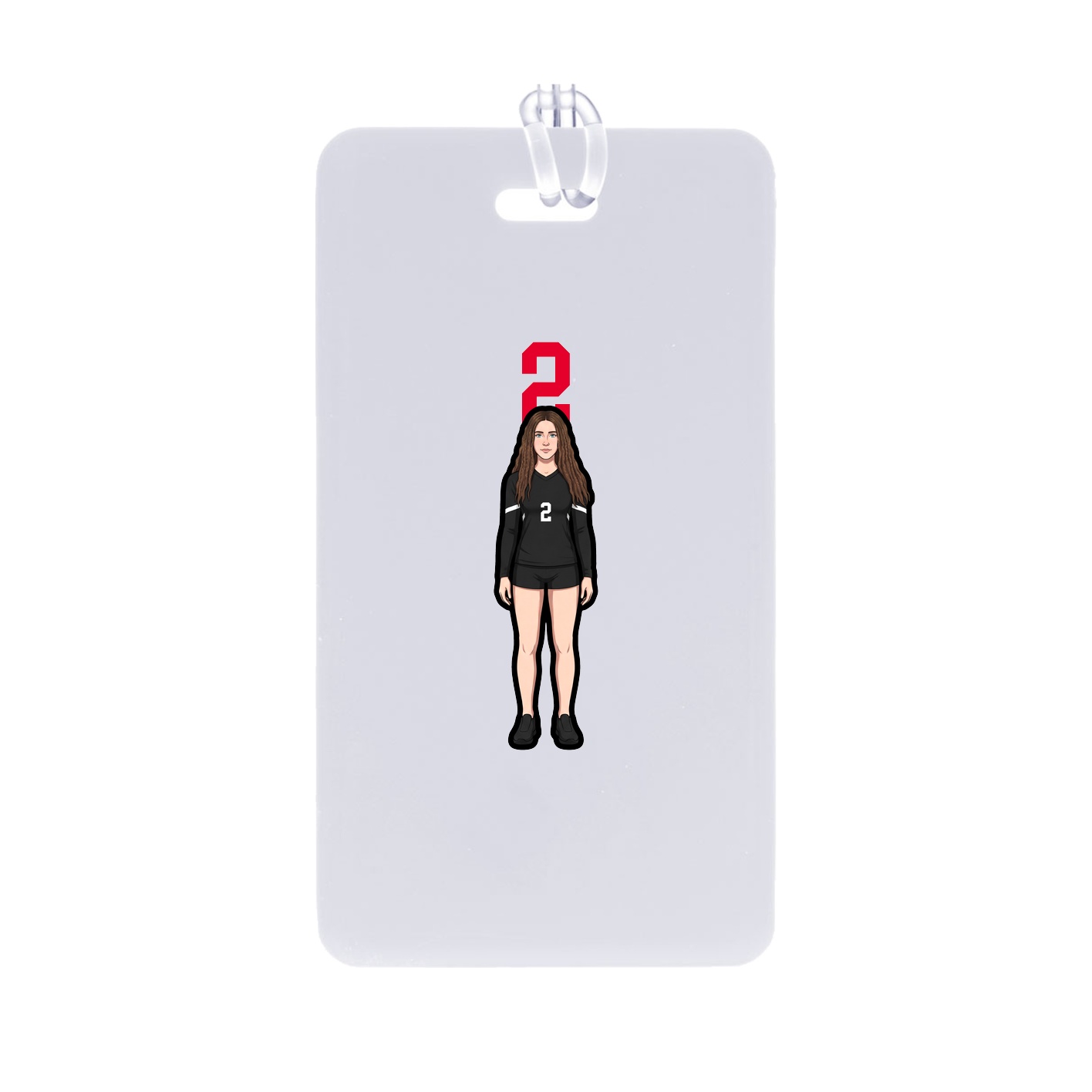 Bag Tag — Number Top in Classic
