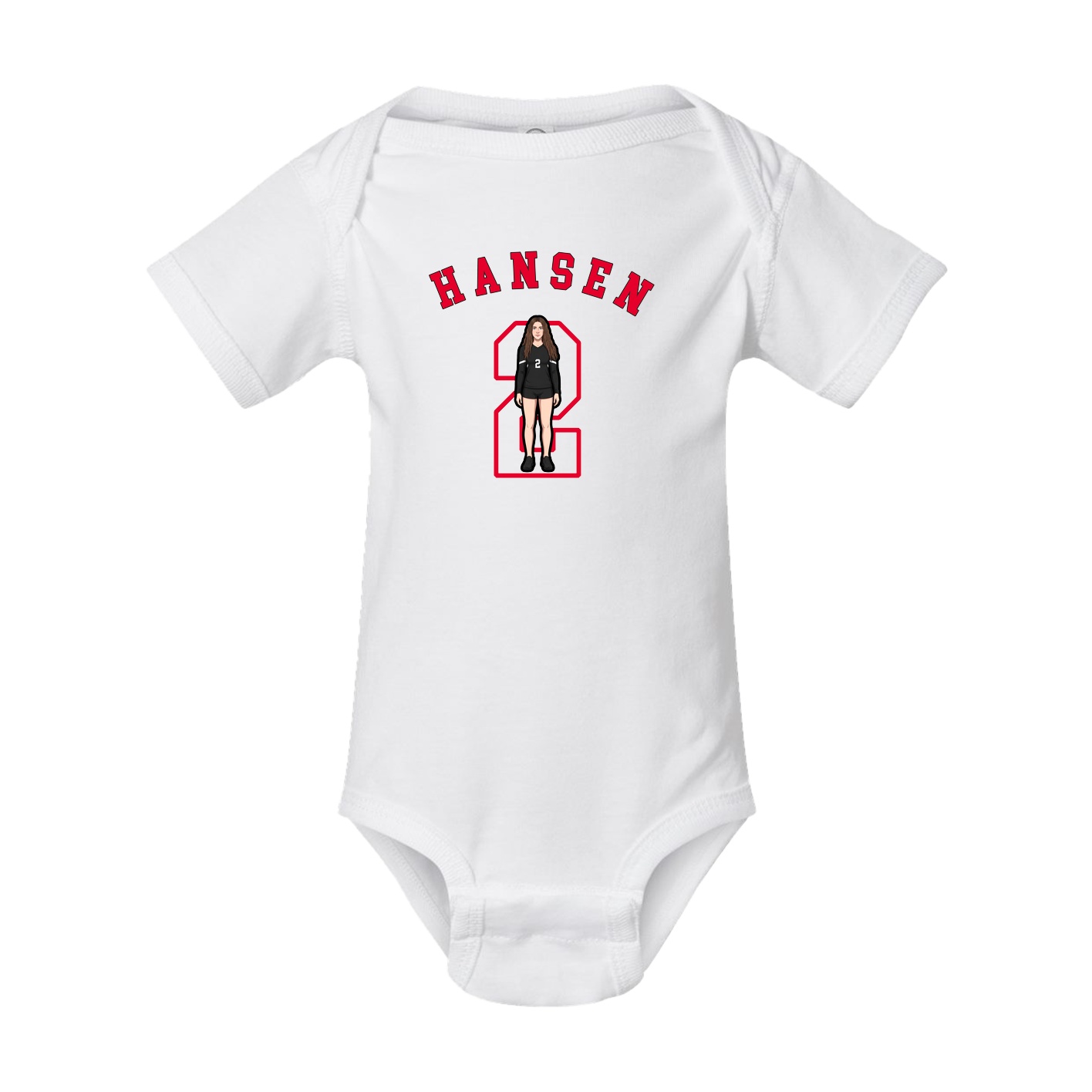 Baby Onesie — Shirsey Arch in White