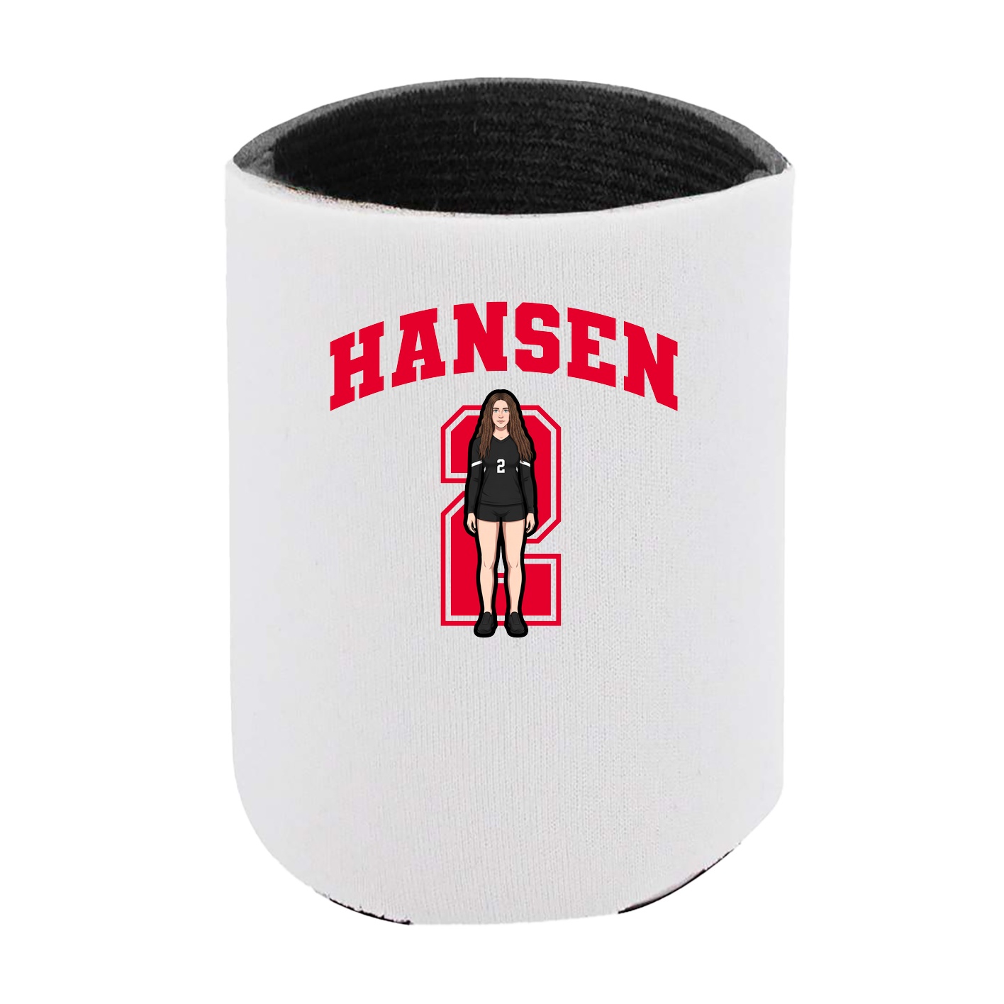 Can Holder — Number in White