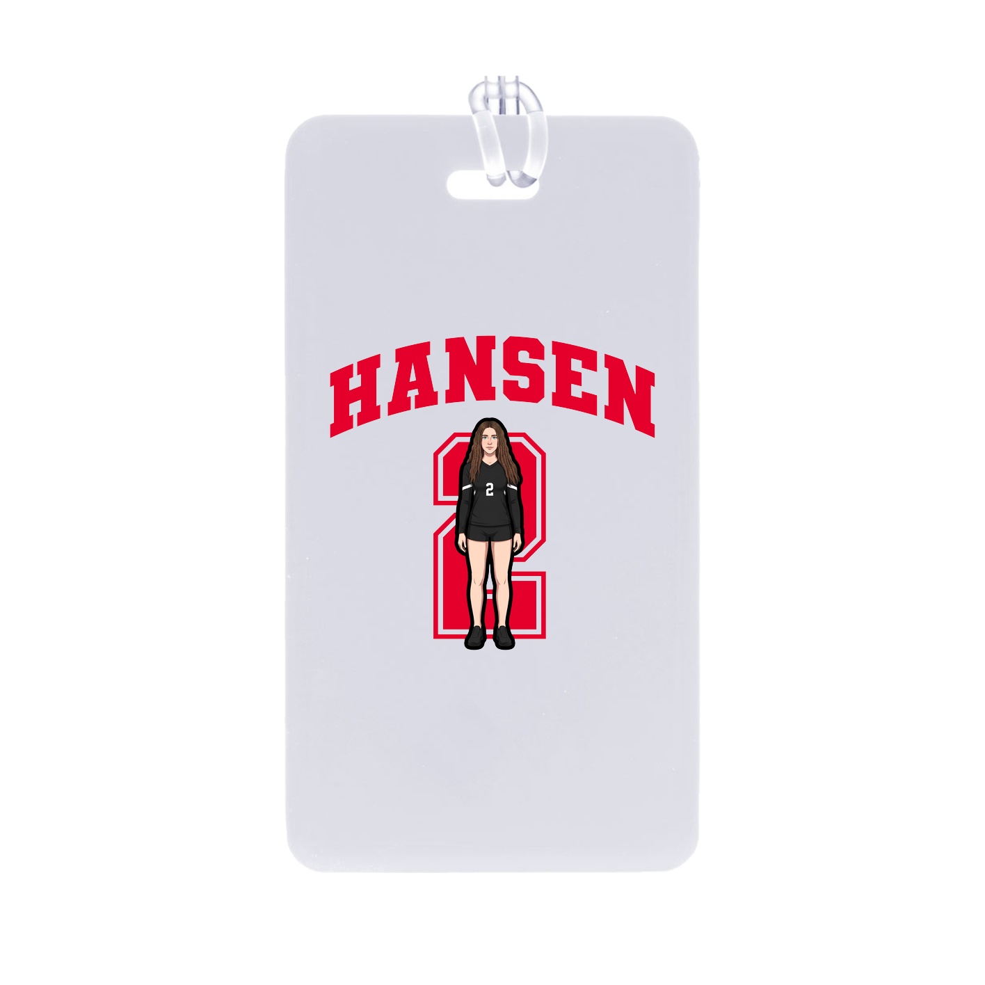 Bag Tag — Number in Classic