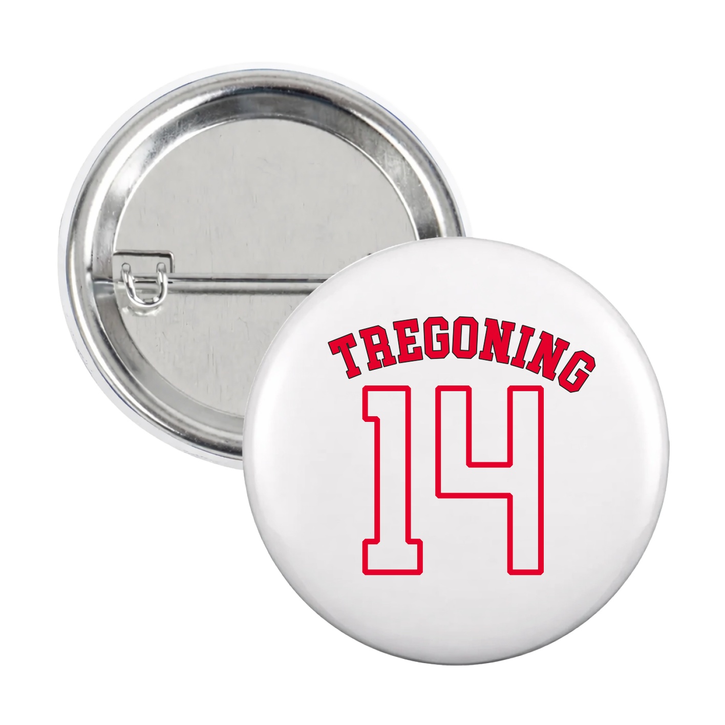 Game Day Button — Shirsey Arch in White
