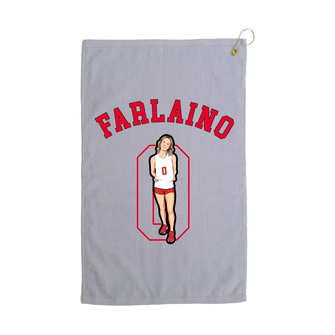 Golf Towel — Shirsey Arch in Grey