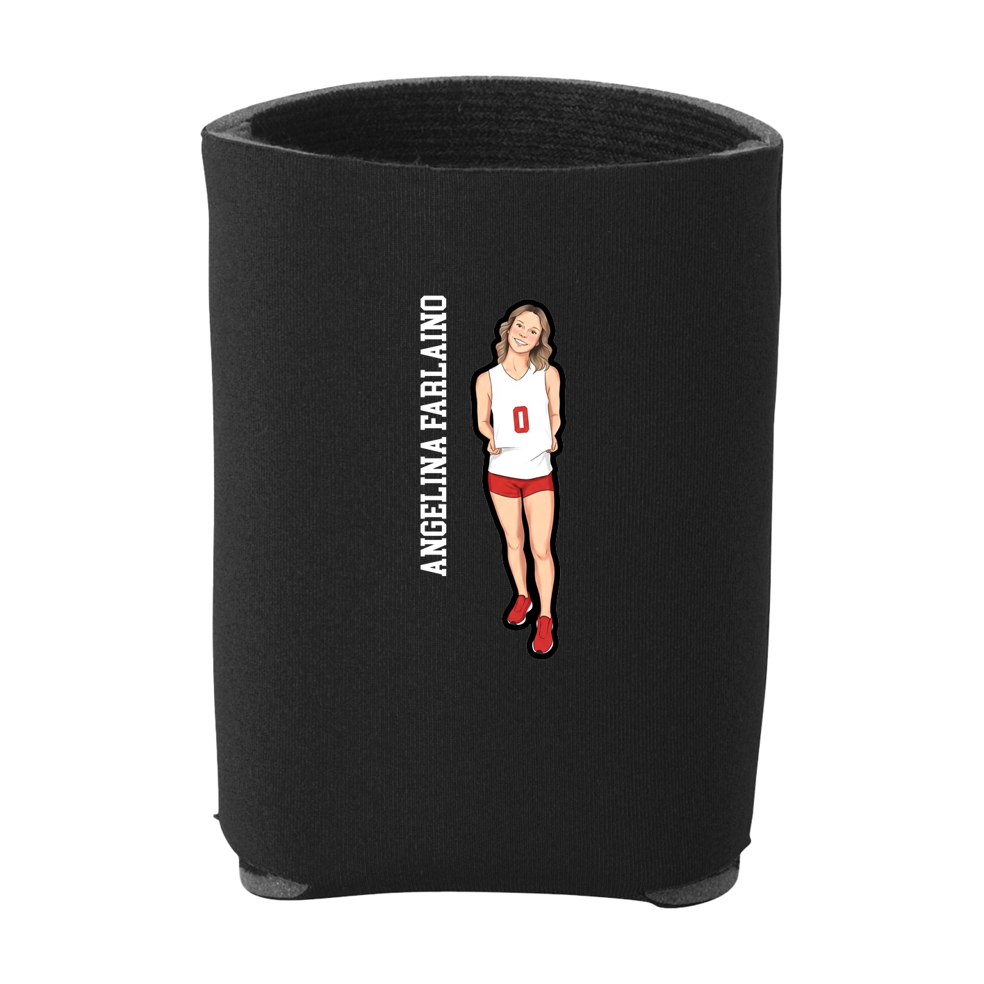 Can Holder — Name Vertical in Black