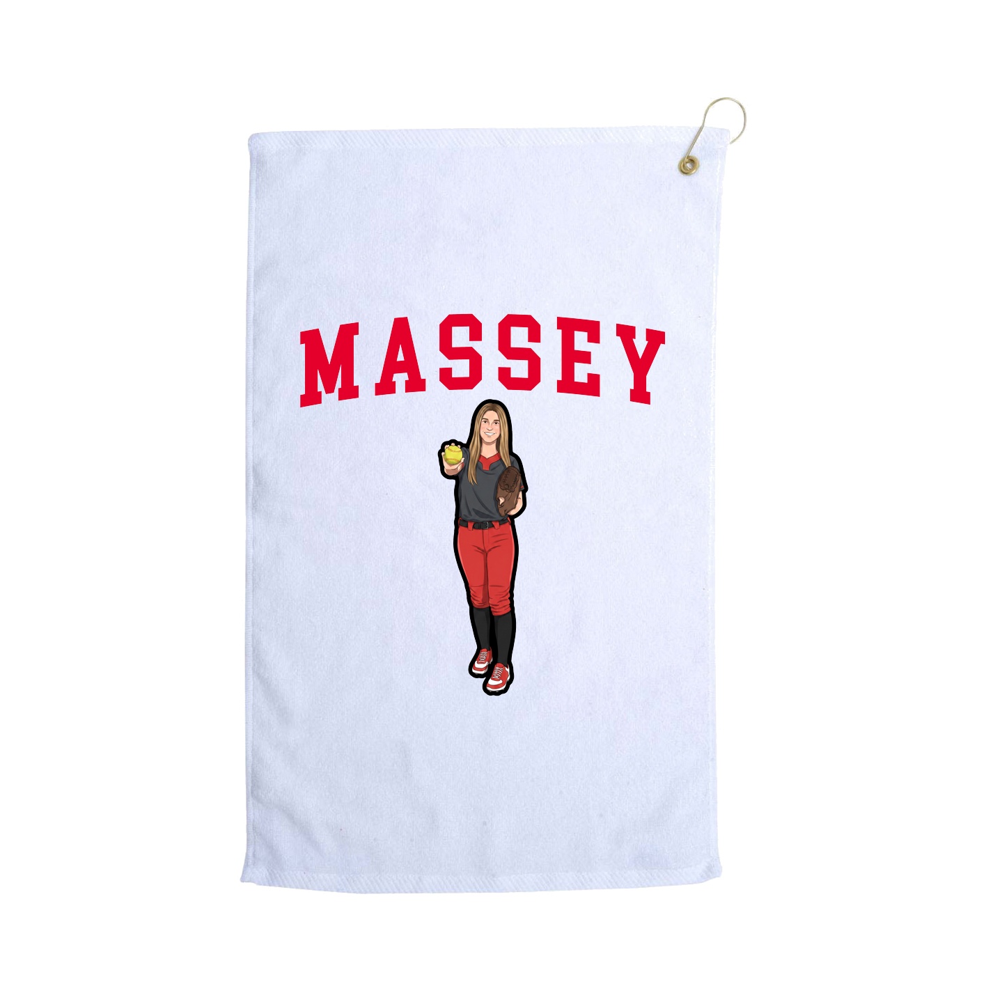 Golf Towel — Shirsey in White
