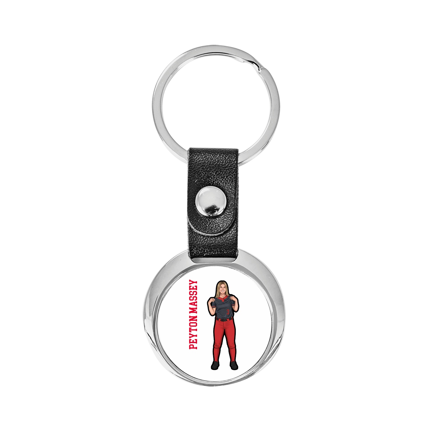Key Chain — Name Vertical in Classic