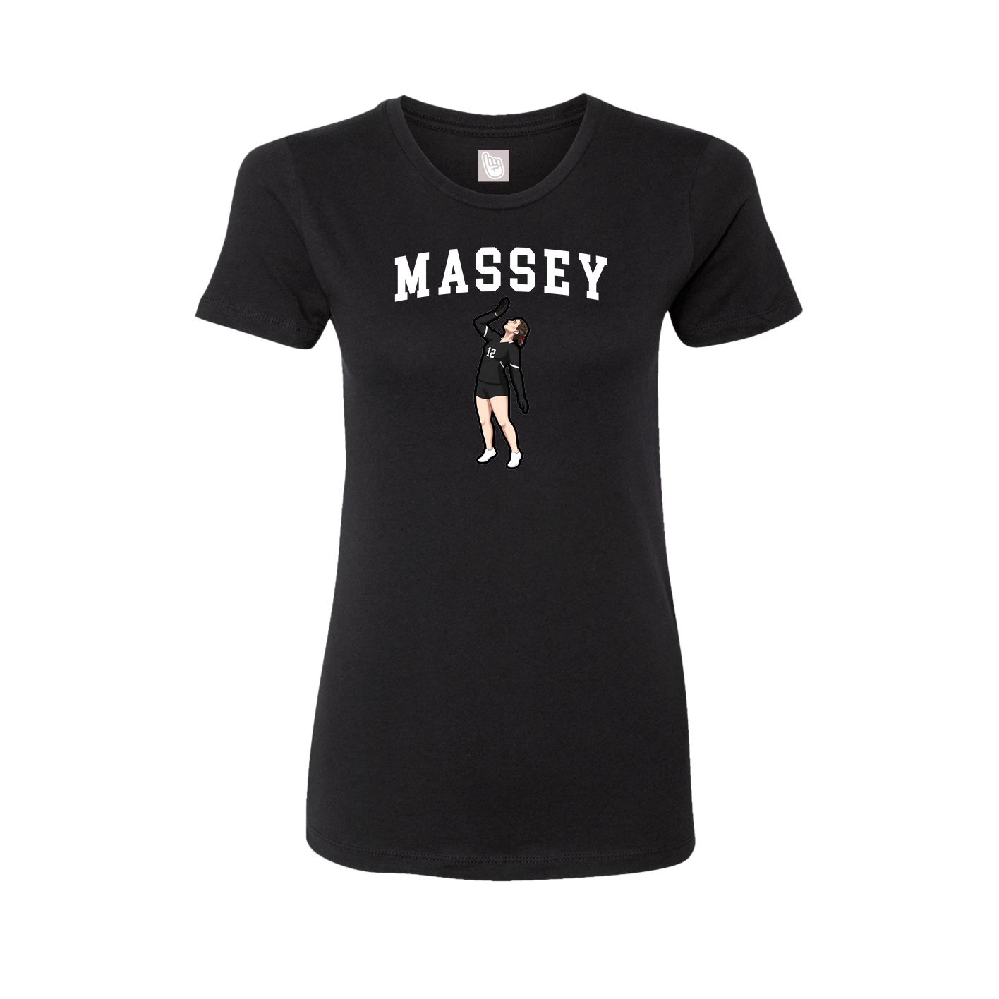 Fitted Women's Tee — Shirsey in Black