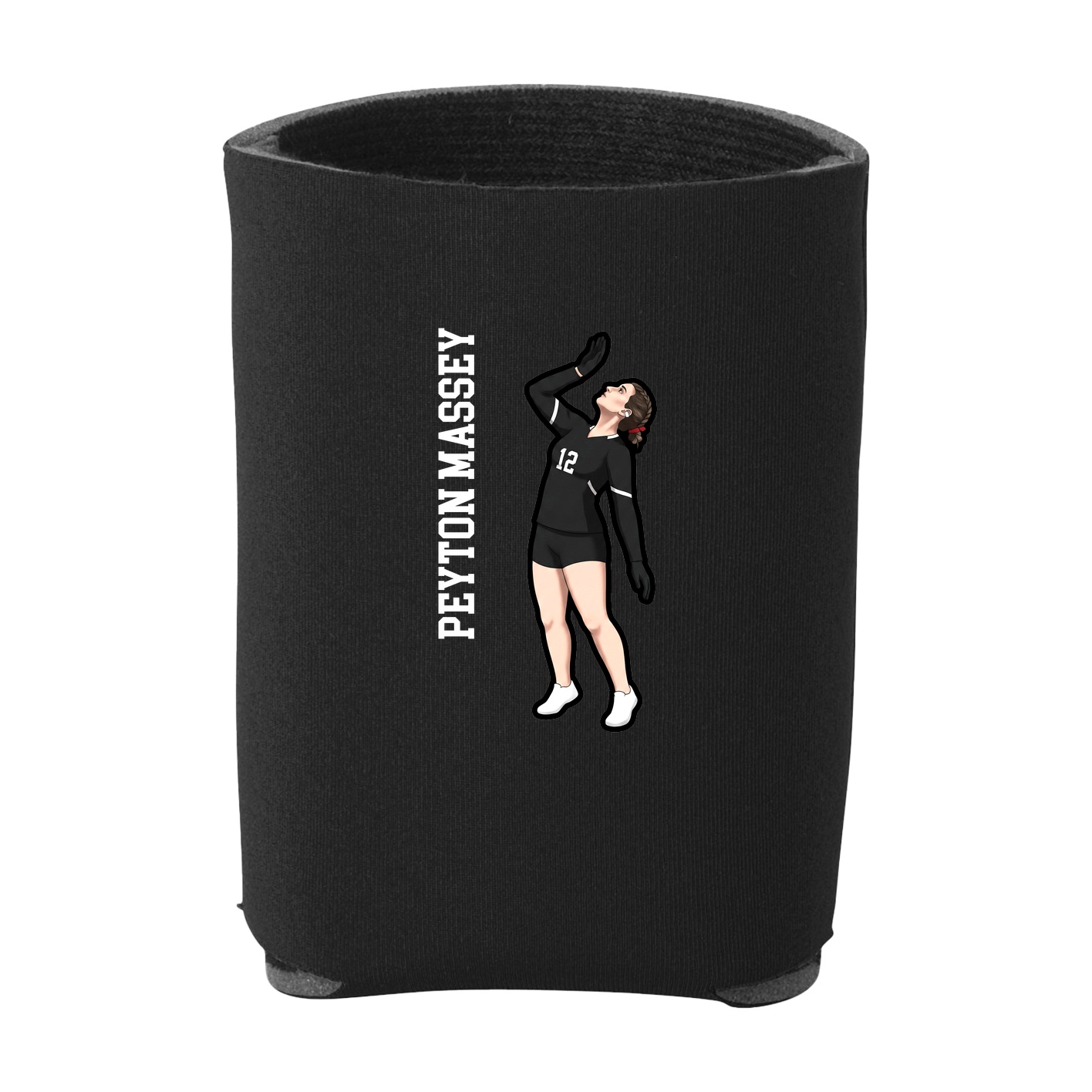 Can Holder — Name Vertical in Black