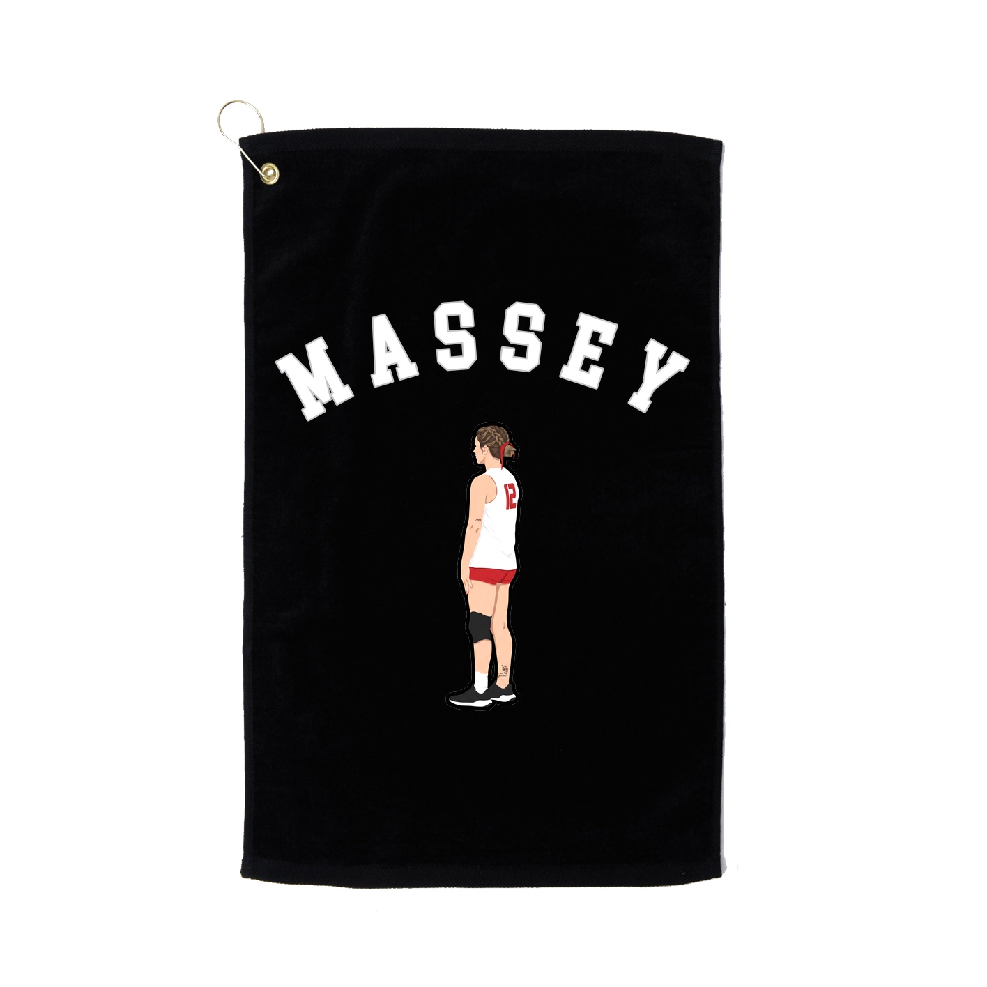 Golf Towel — Shirsey Arch in Black