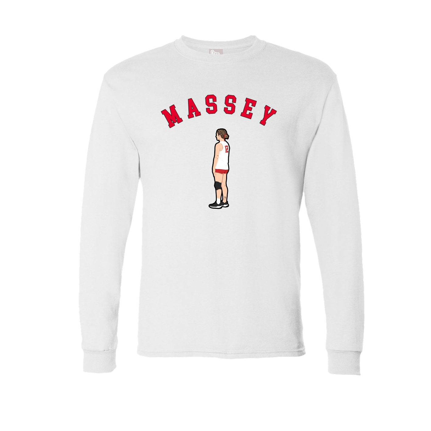 Long Sleeve Tee — Shirsey Arch in White