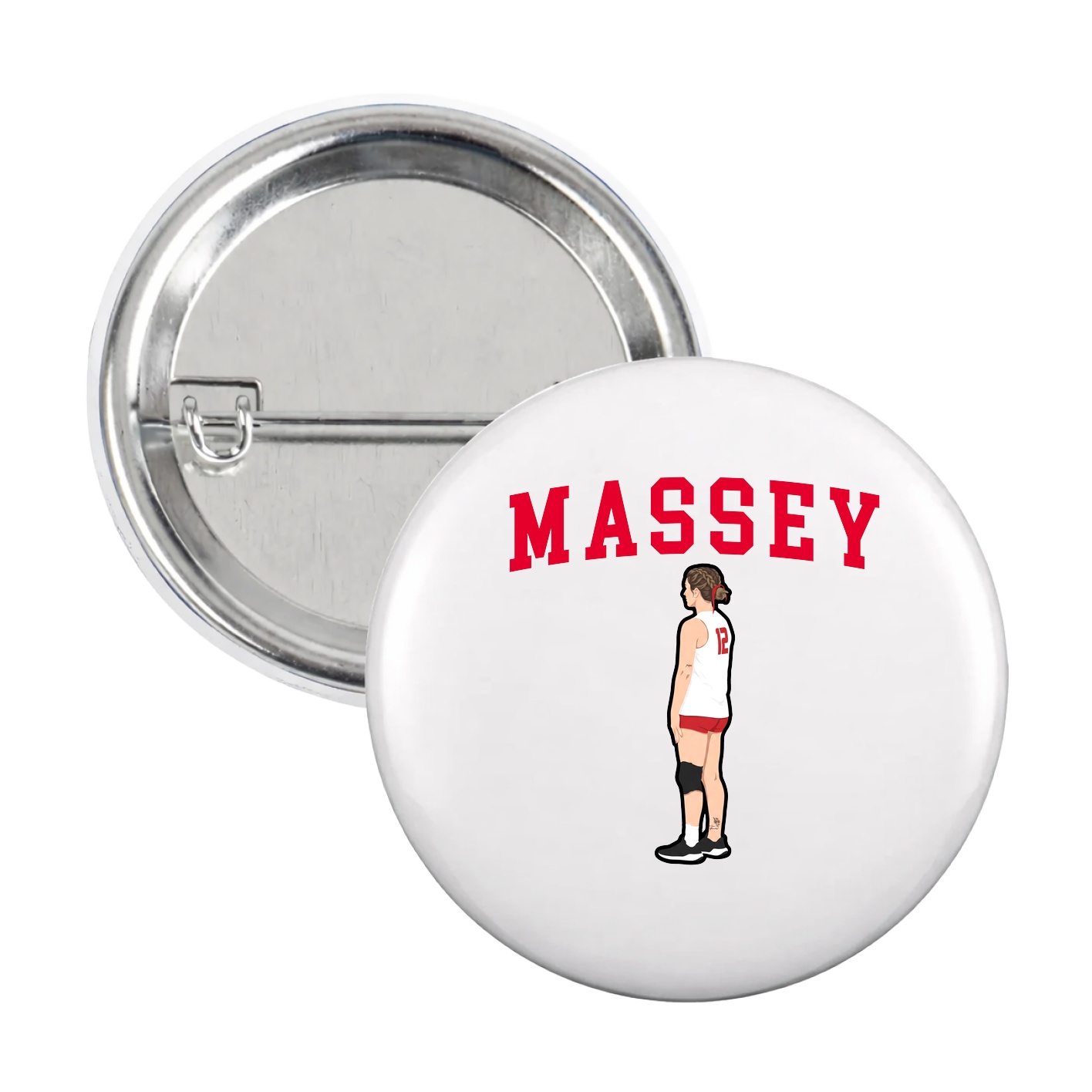 Game Day Button — Shirsey in White