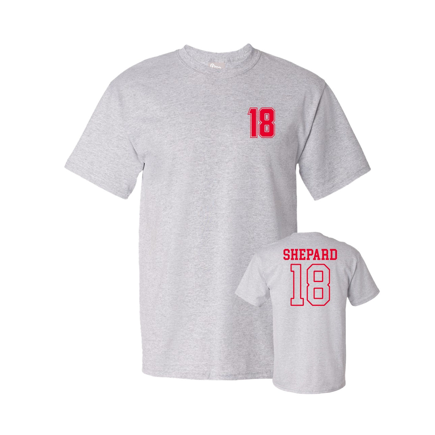 Tee — Chest Back in Grey