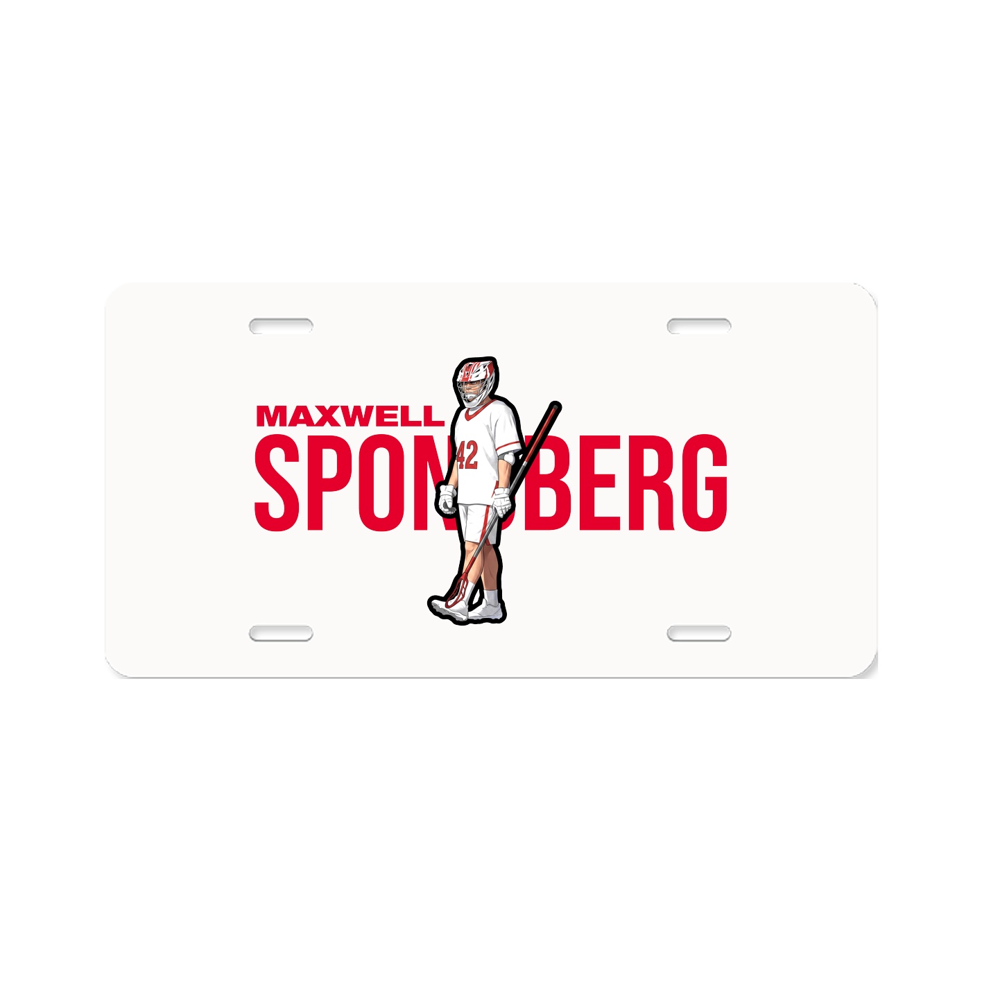 License Plate — Player Name in Classic