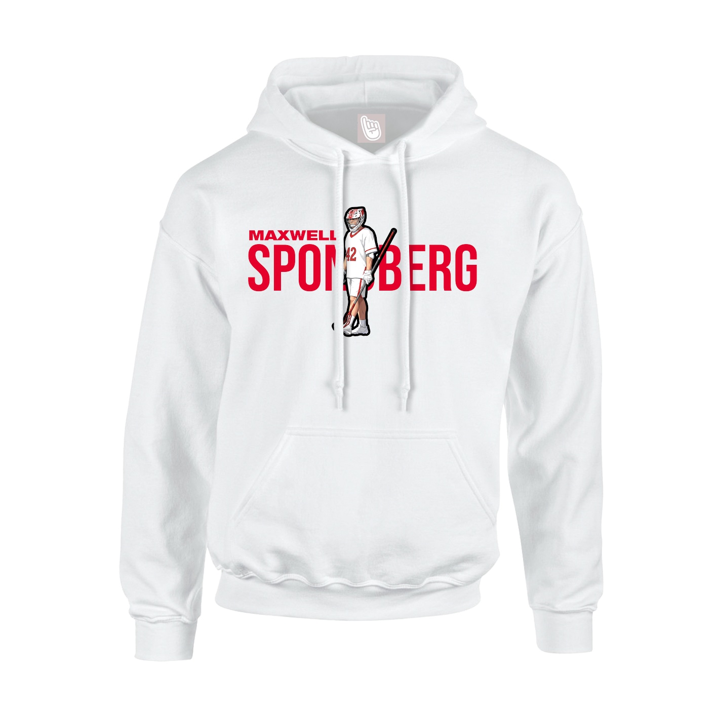 Hoodie — Player Name in White