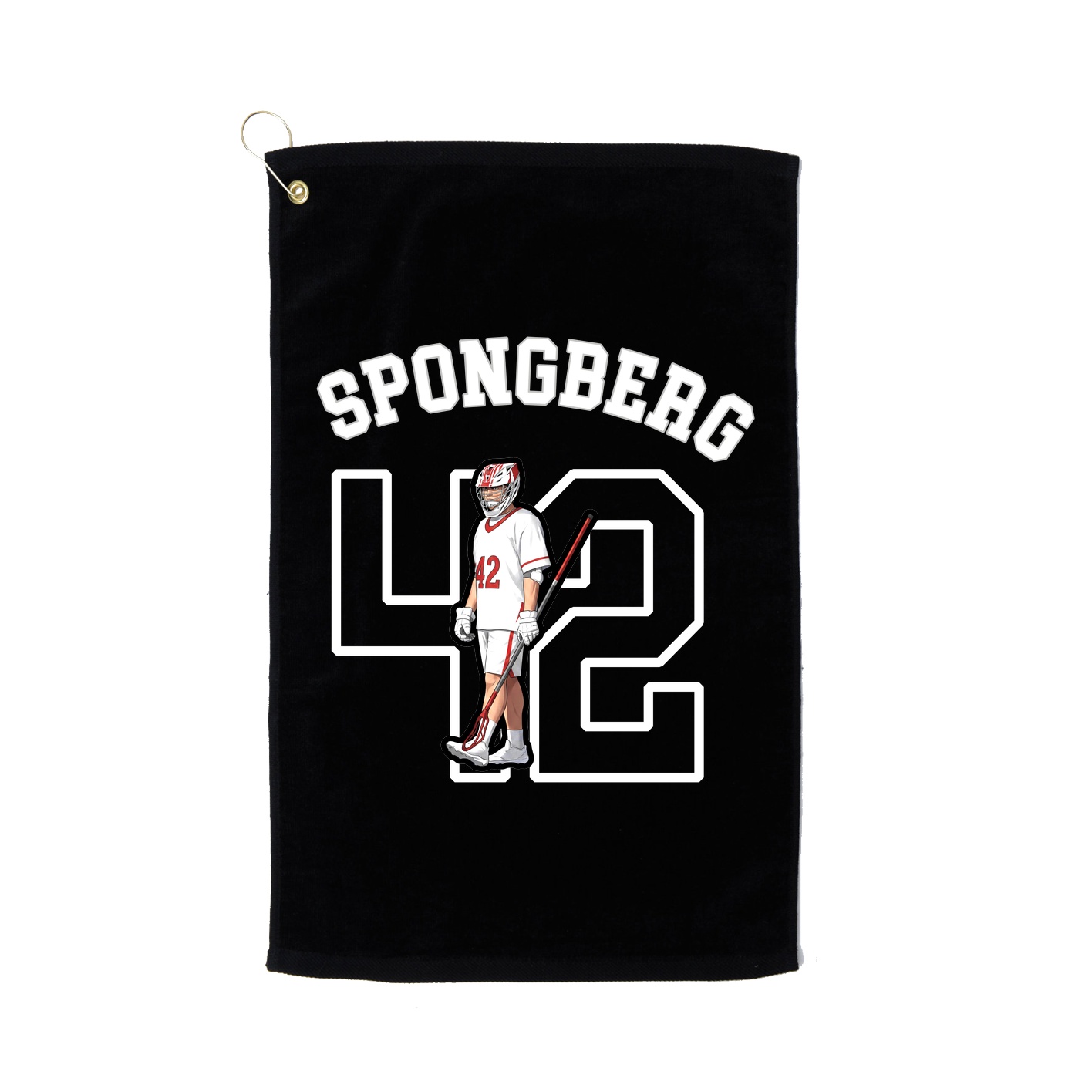 Golf Towel — Shirsey Arch in Black
