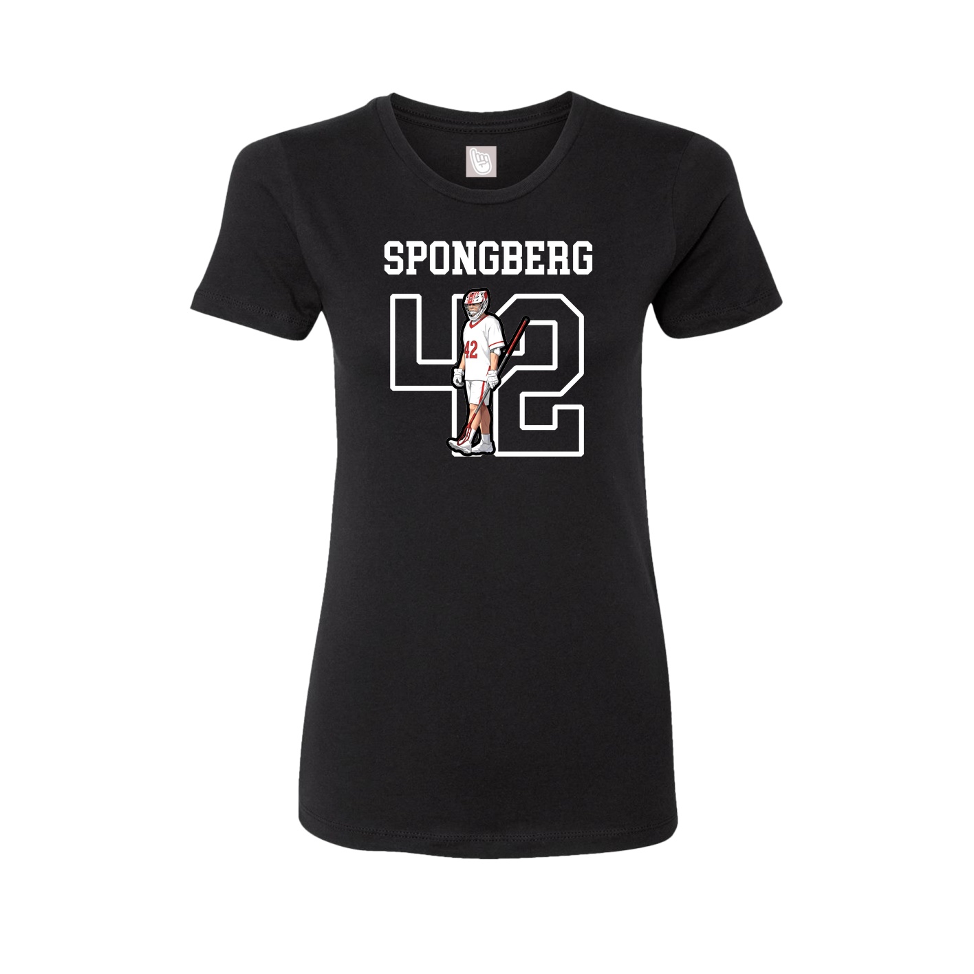 Fitted Women's Tee — Shirsey in Black