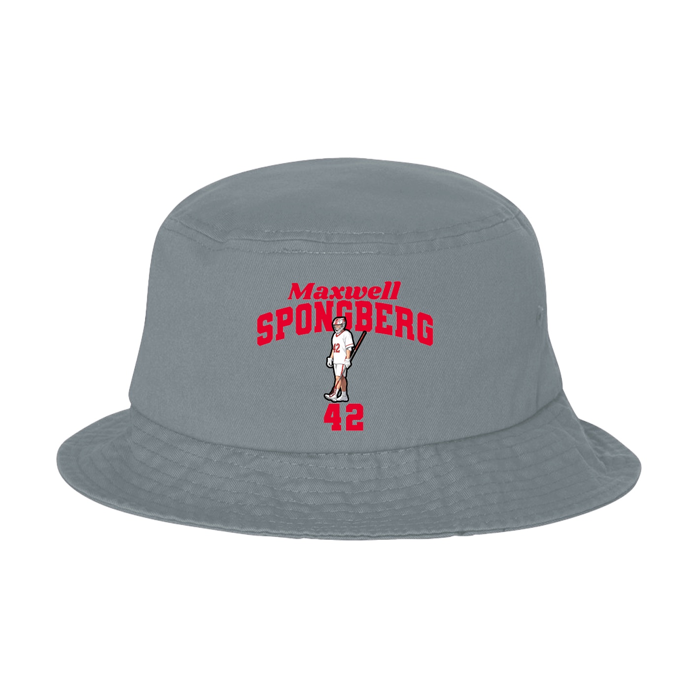 Bucket Cap — Signature Arch in Grey