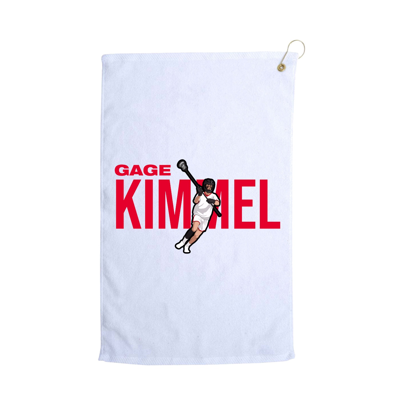 Golf Towel — Player Name in White