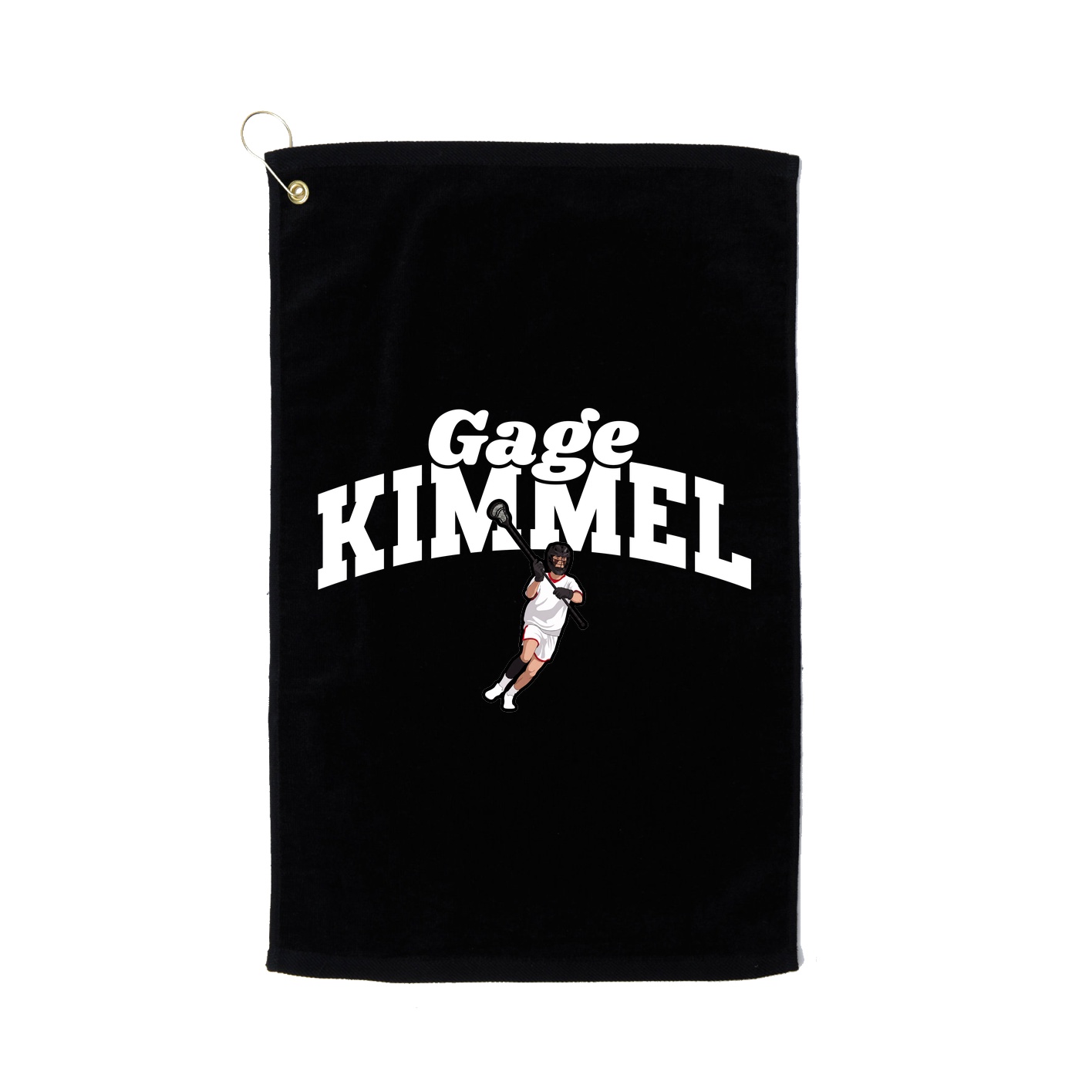 Golf Towel — Signature Arch in Black