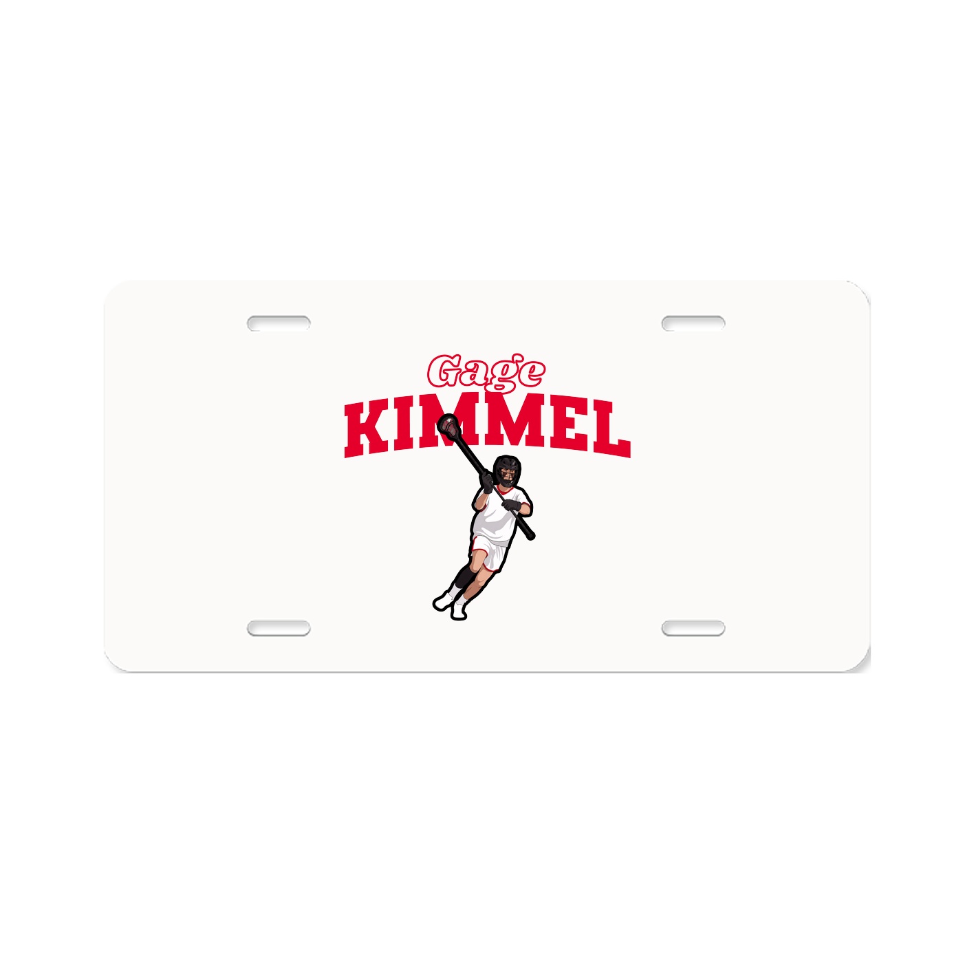 License Plate — Name Arch in Classic