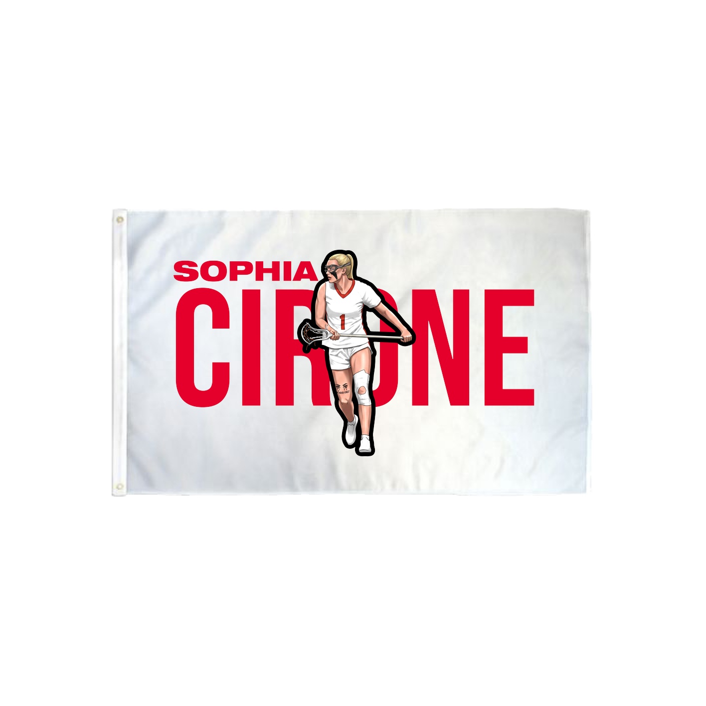 3x5 Flag — Player Name in Classic