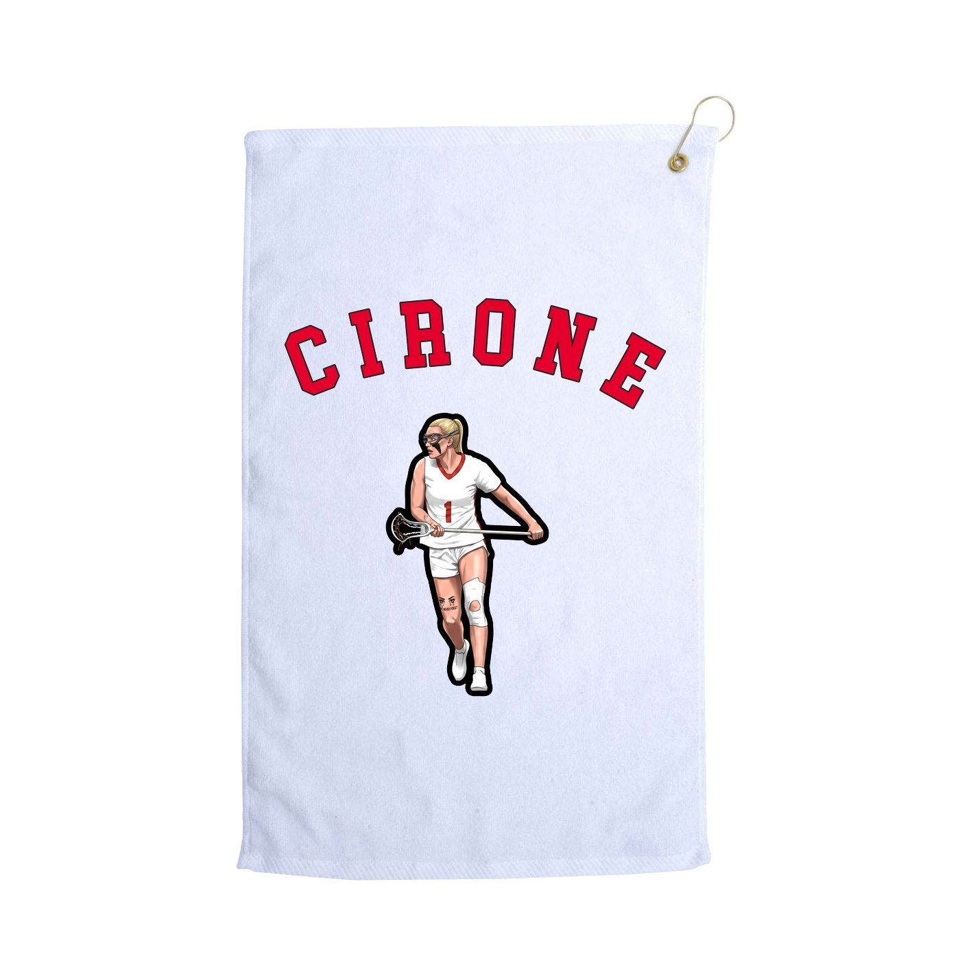 Golf Towel — Shirsey Arch in White