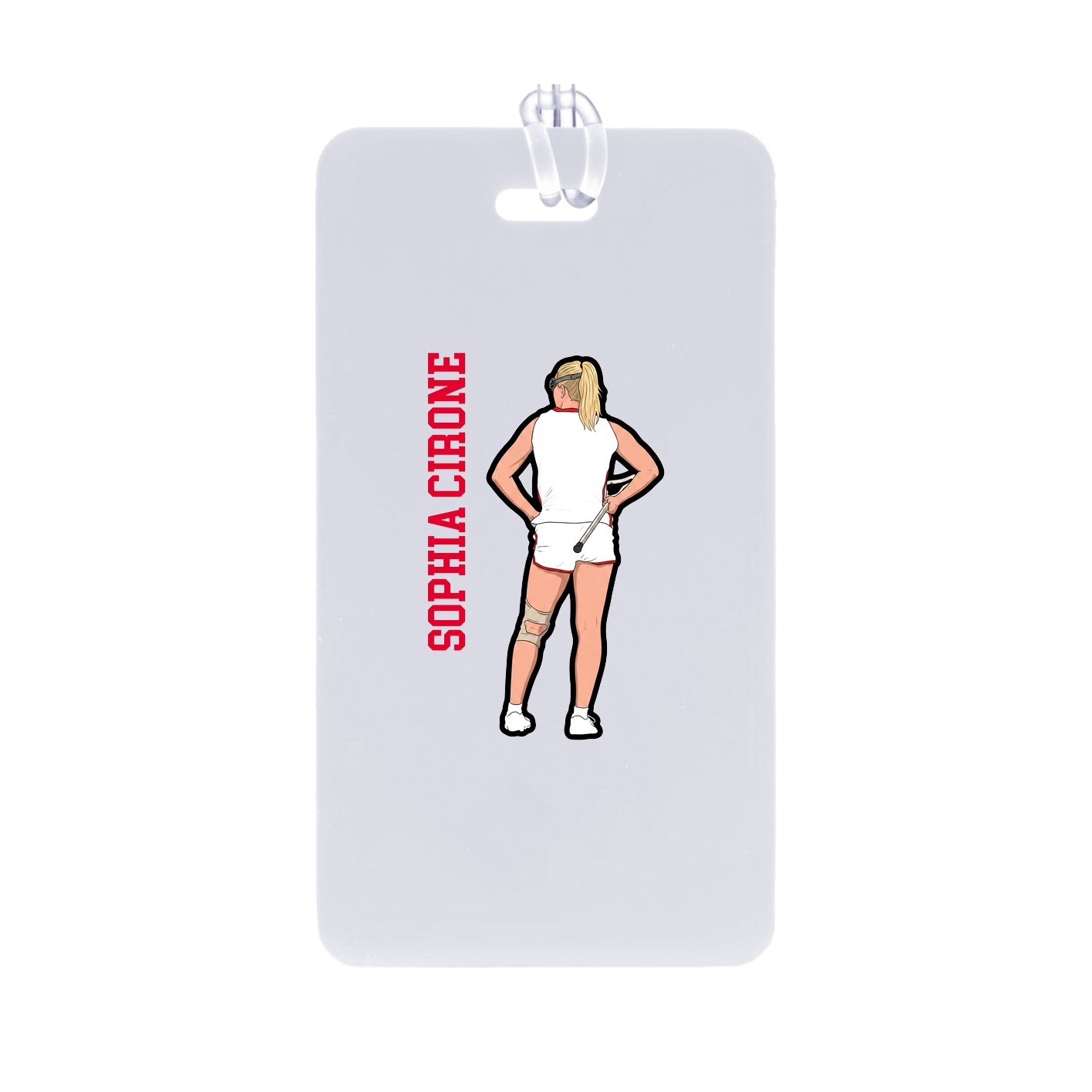 Bag Tag — Name Vertical in Classic