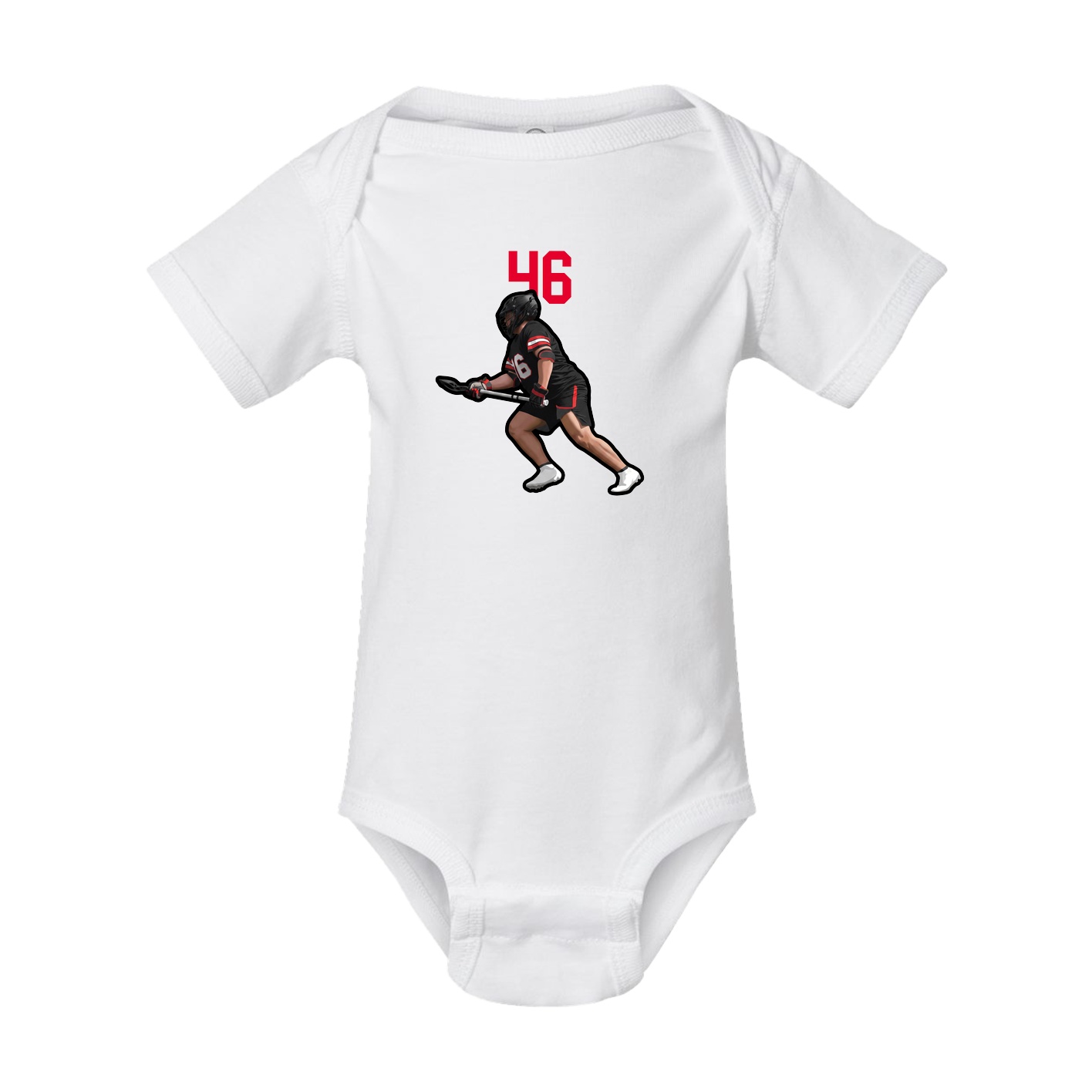 Baby Onesie — Number Top in White