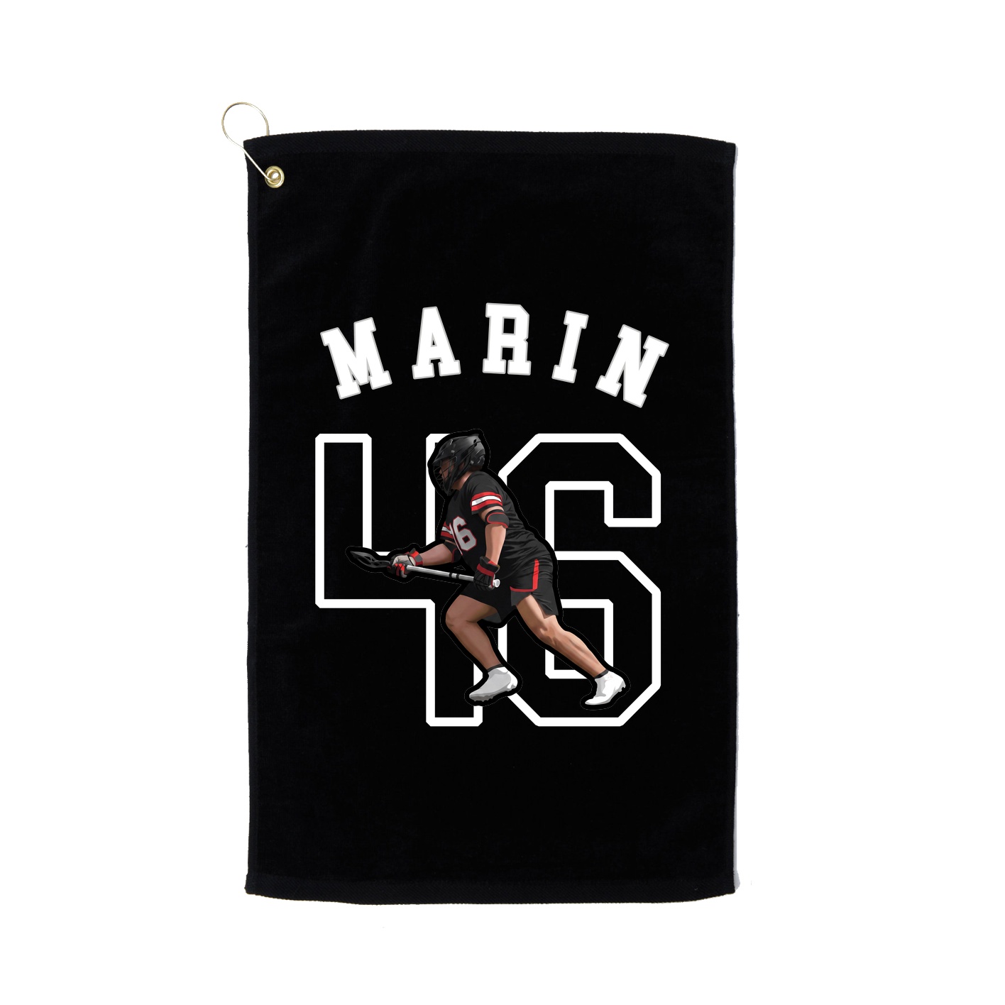 Golf Towel — Shirsey Arch in Black