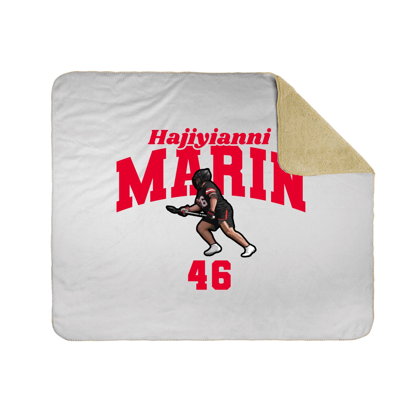 Throw Blanket — Signature Arch in White