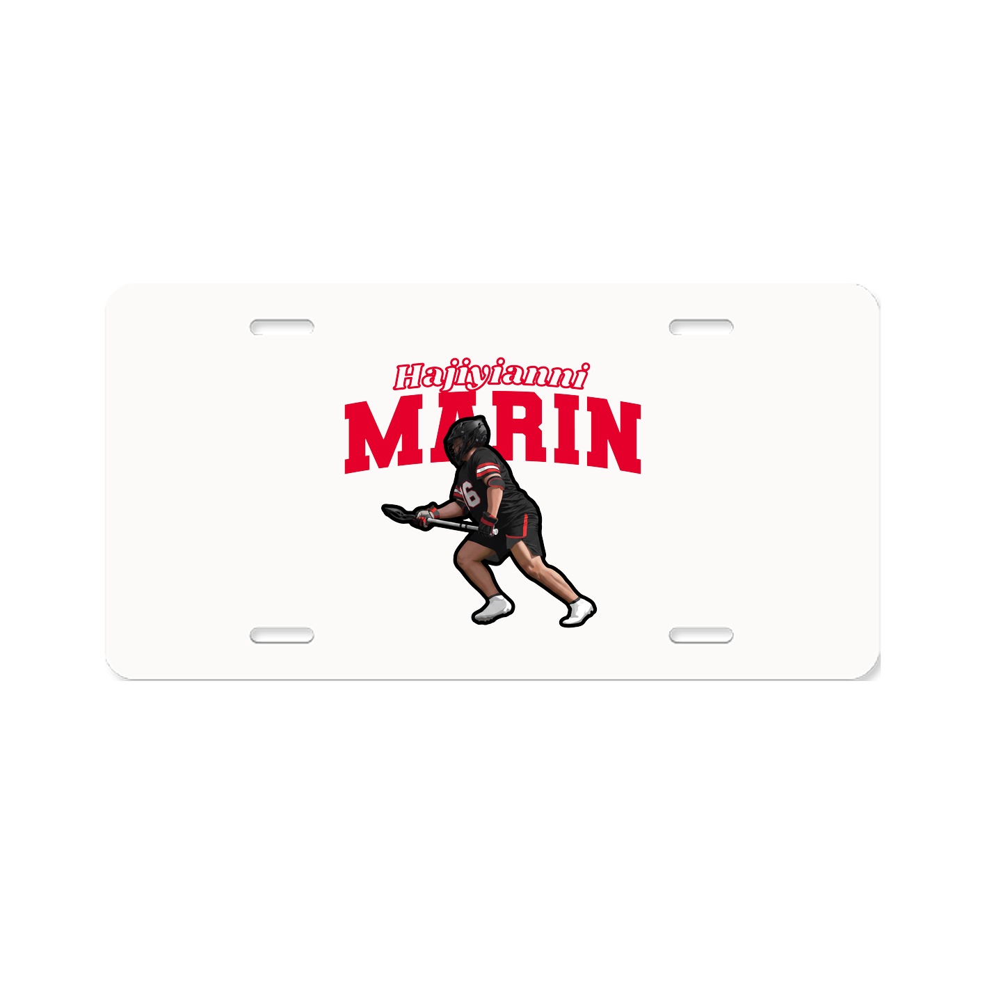 License Plate — Name Arch in Classic