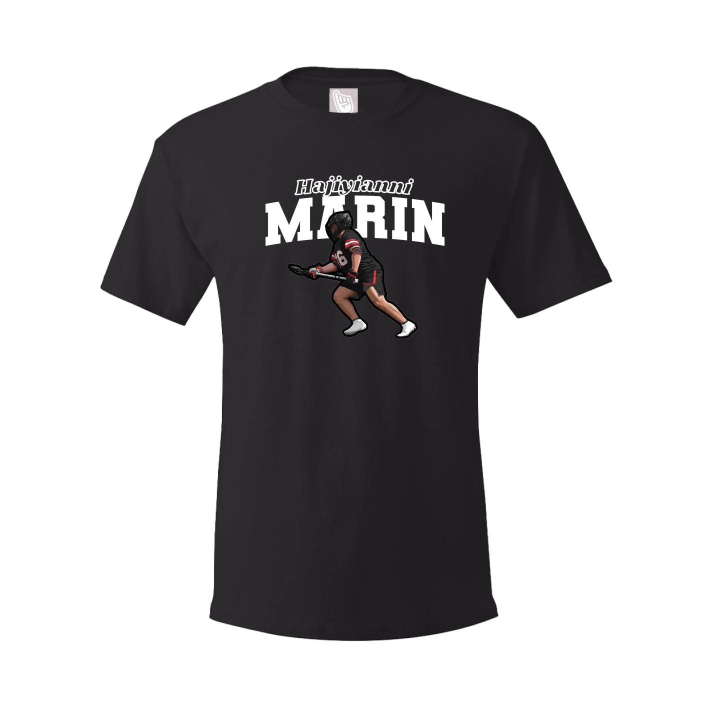 Youth Tee — Name Arch in Black