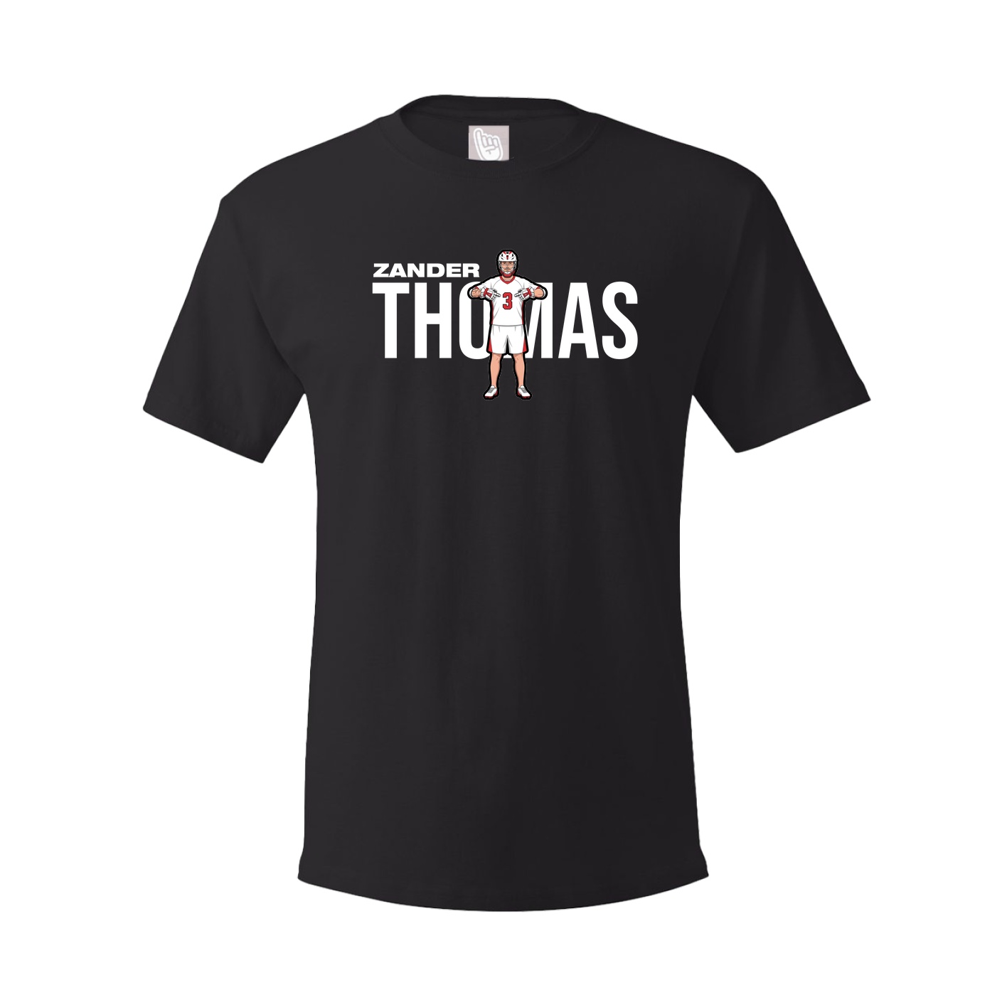 Youth Tee — Player Name in Black