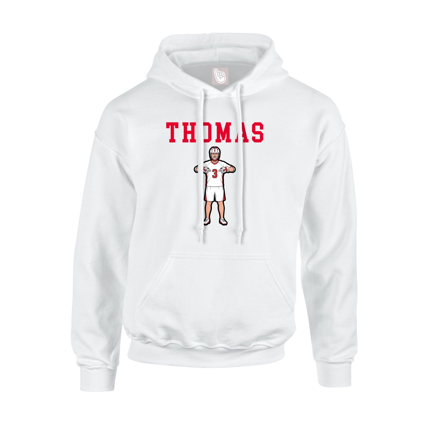 Youth Hoodie — Shirsey in White