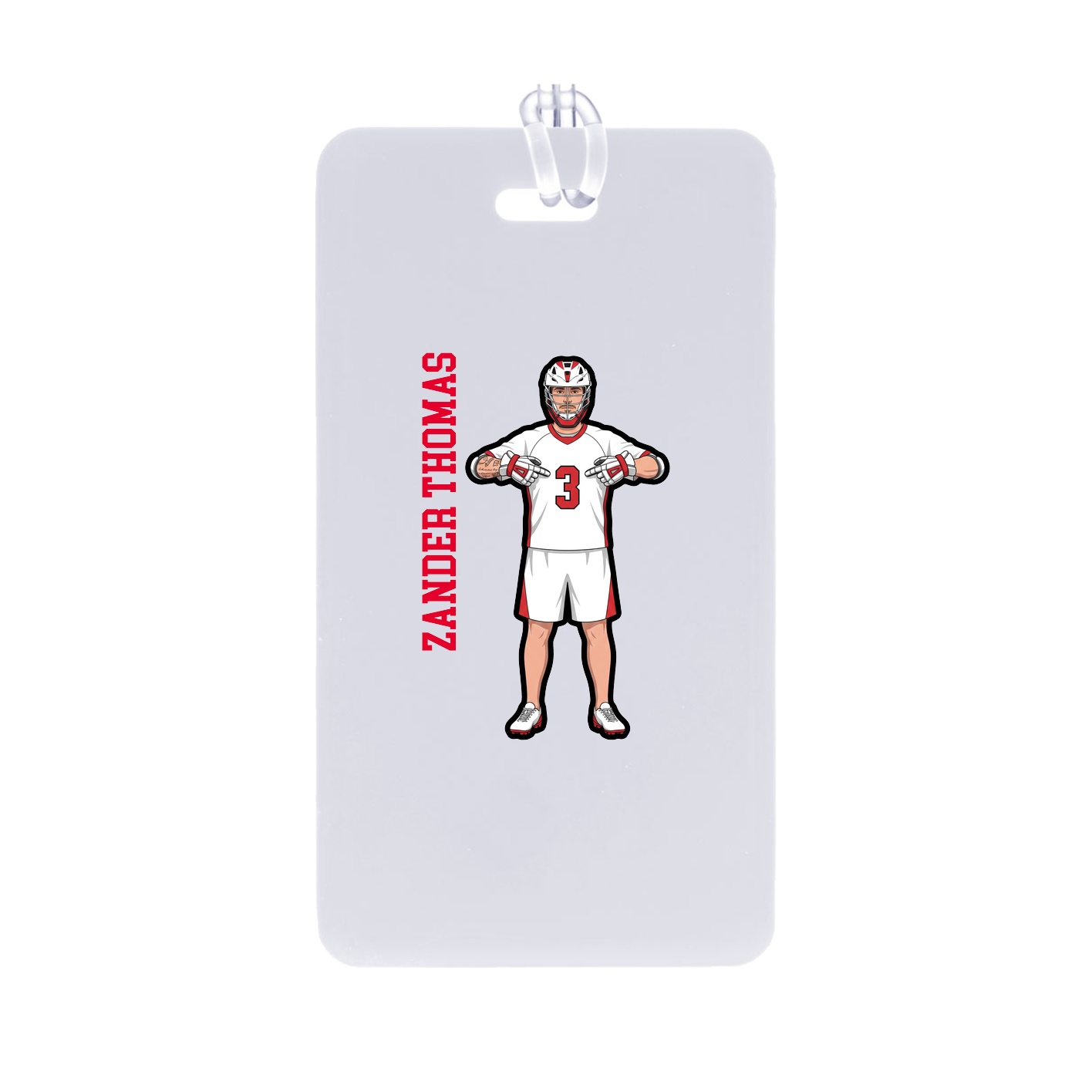 Bag Tag — Name Vertical in Classic