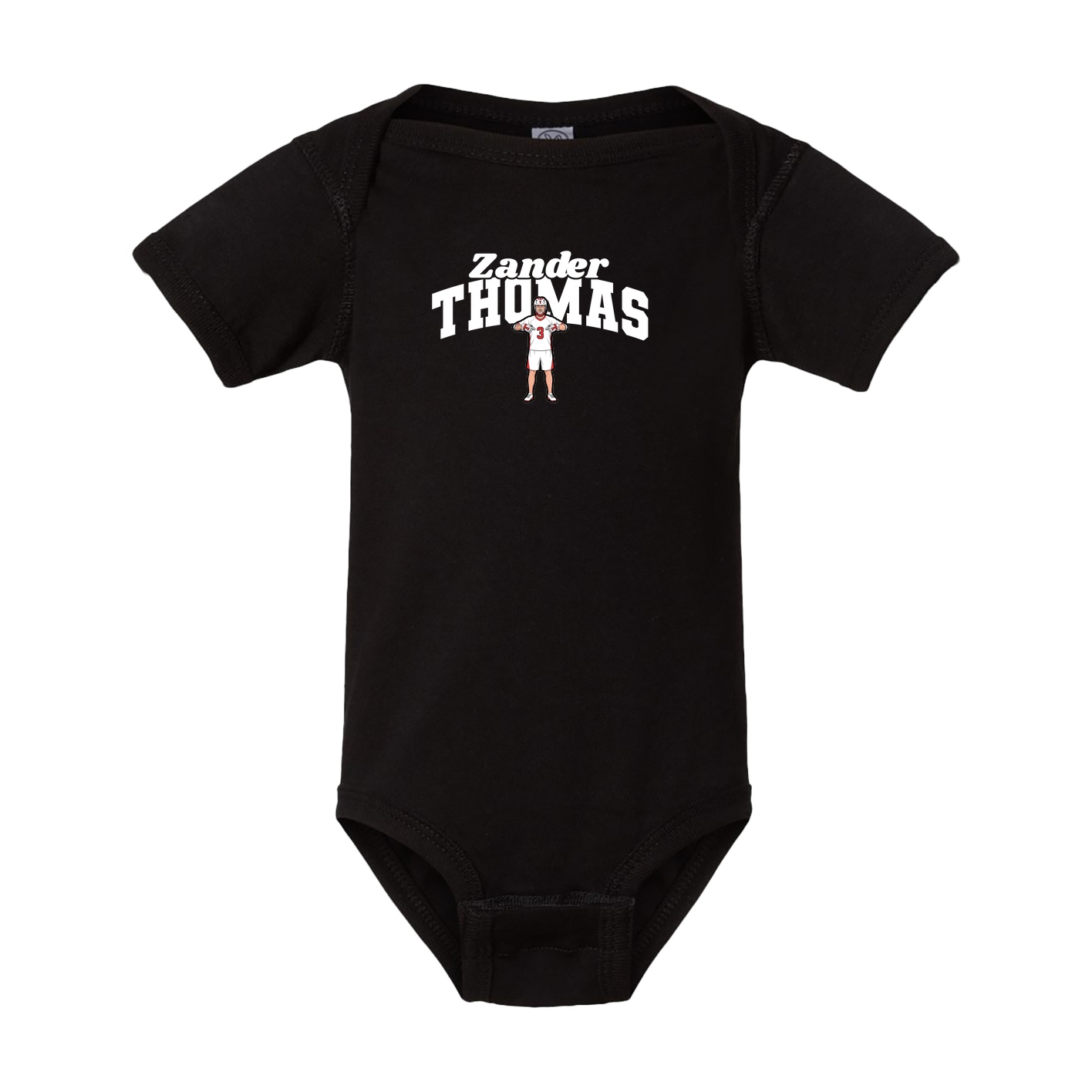 Baby Onesie — Signature Arch in Black