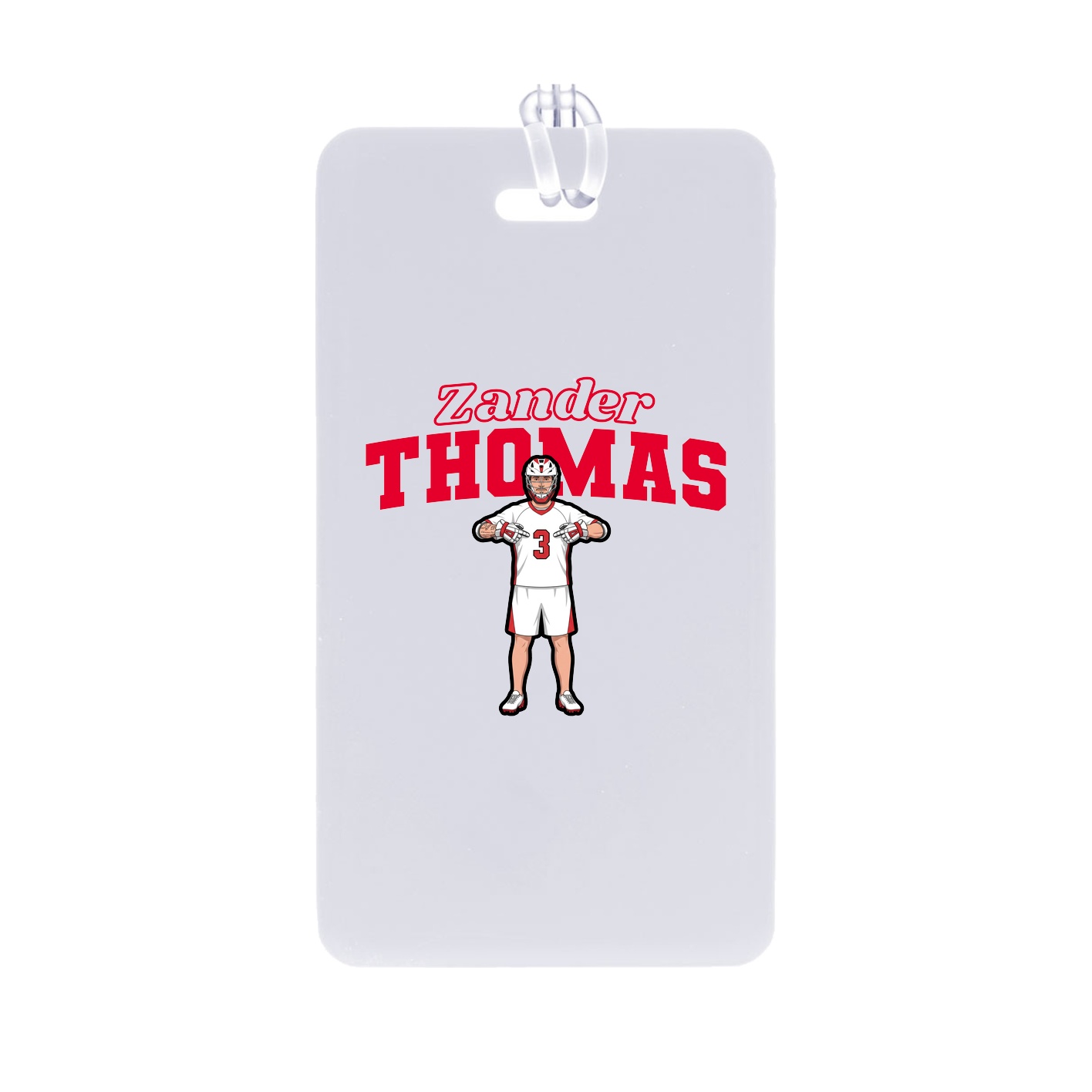 Bag Tag — Name Arch in Classic