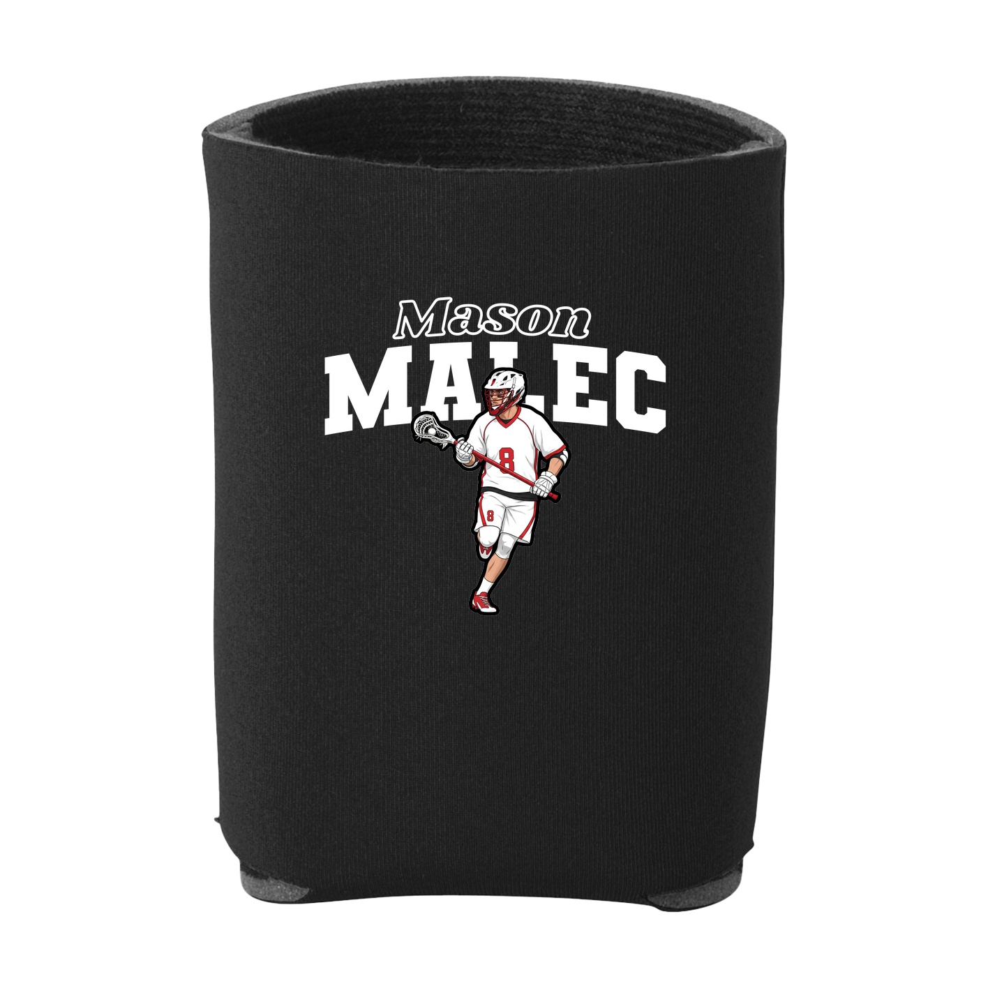 Can Holder — Name Arch in Black