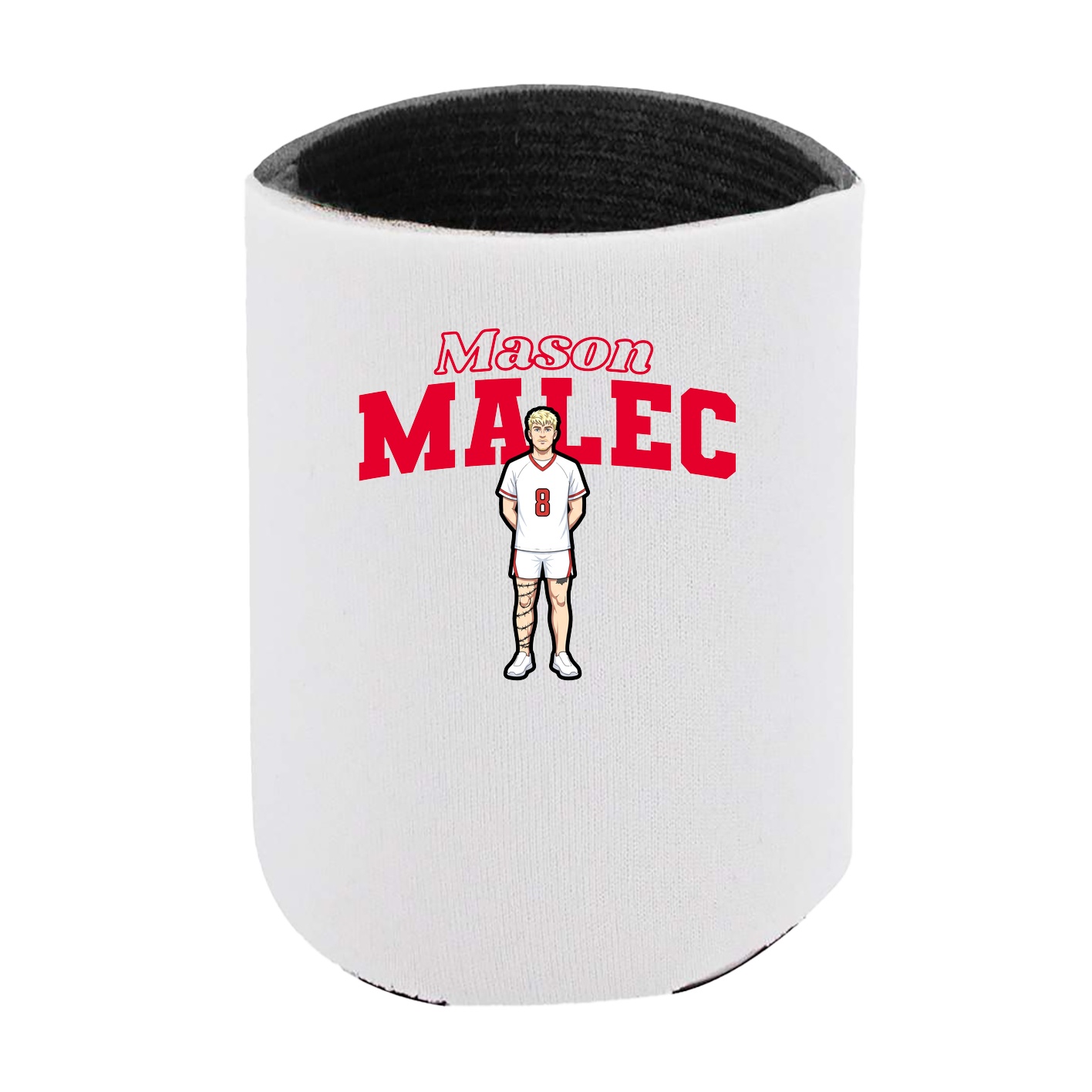 Can Holder — Name Arch in White