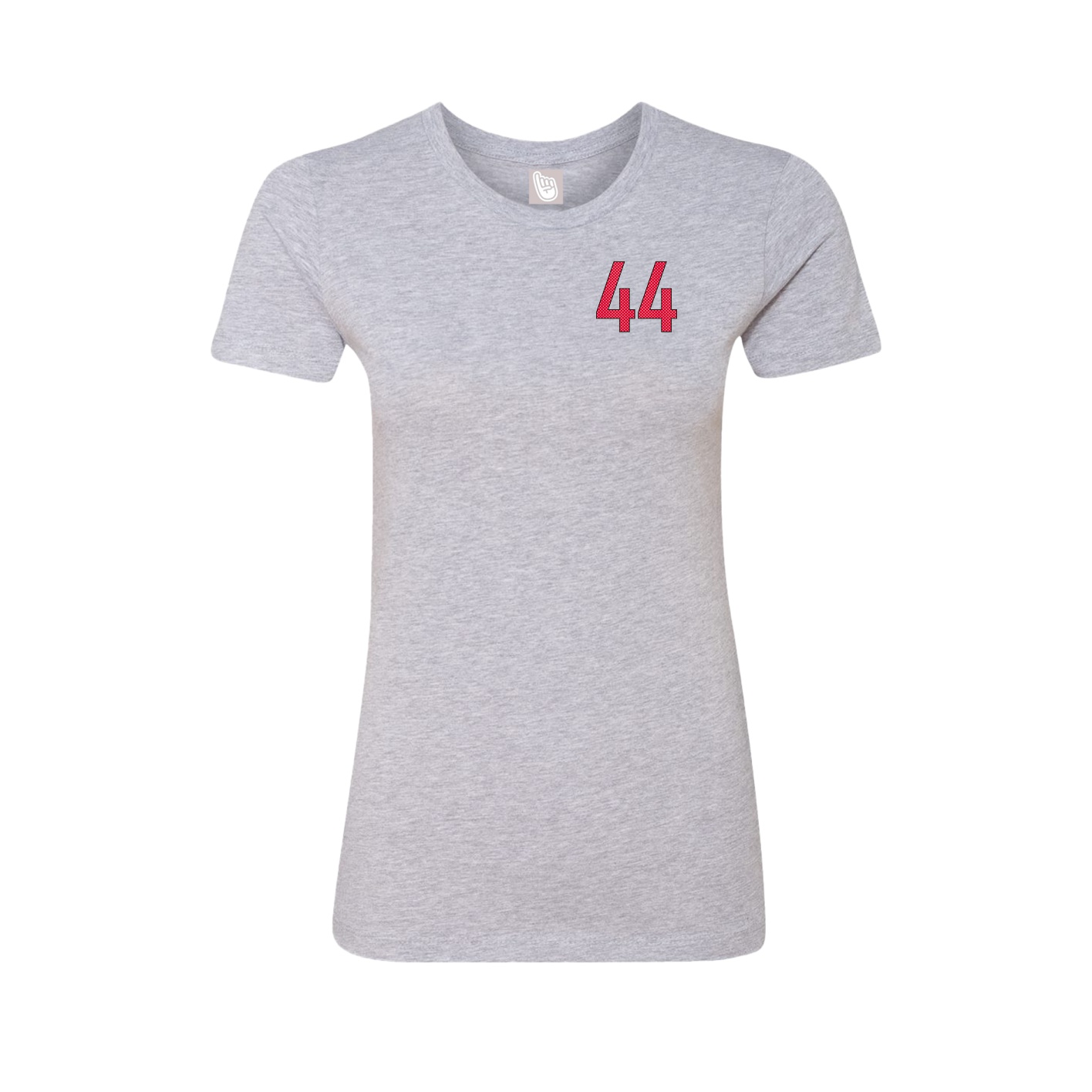 Fitted Women's Tee — Front Shirsy in Grey