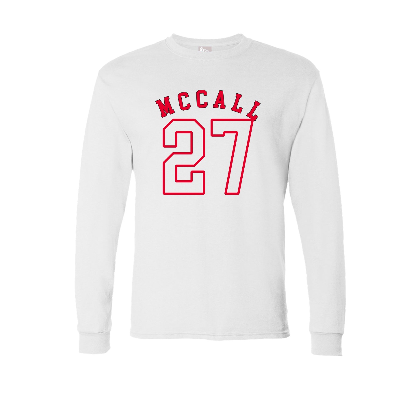 Long Sleeve Tee — Shirsey Arch in White